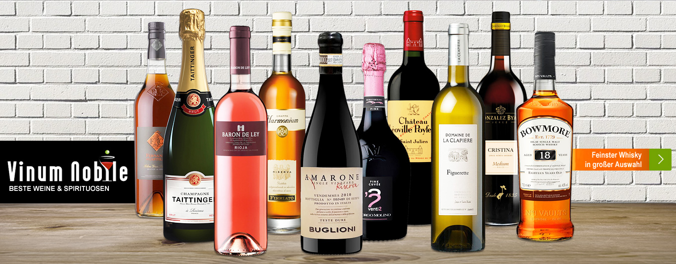 Wein & Spirituosen Online Store von Vinum Nobile