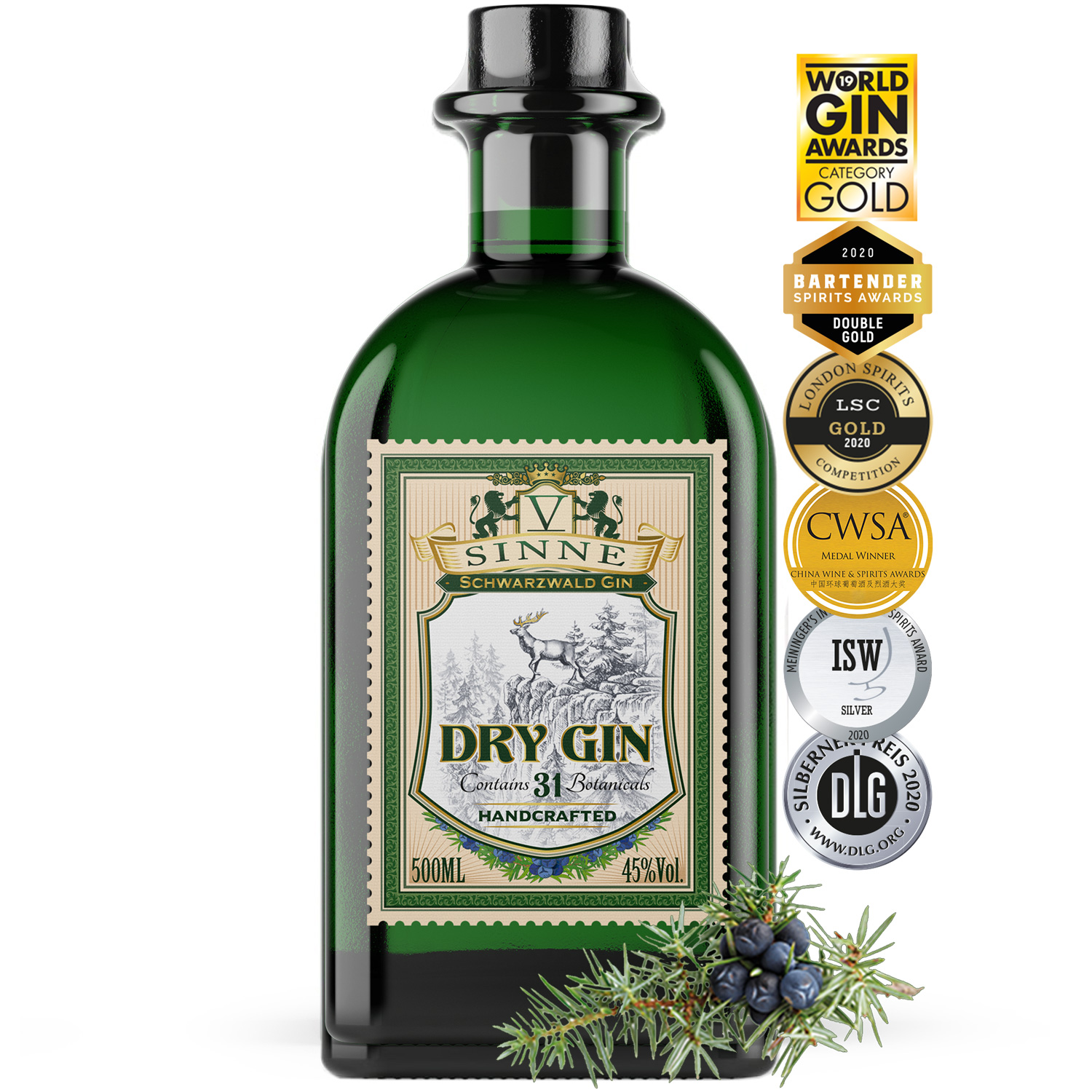 V - Sinne Schwarzwald Dry Gin