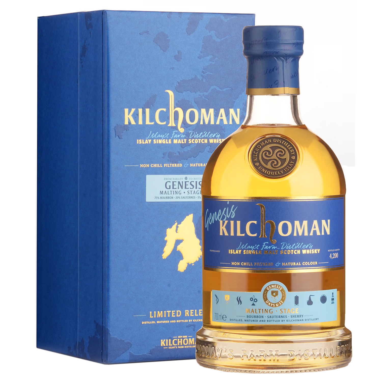 Kilchoman Genesis Harvest Stage 3 Islay Single Malt Scotch Whisky