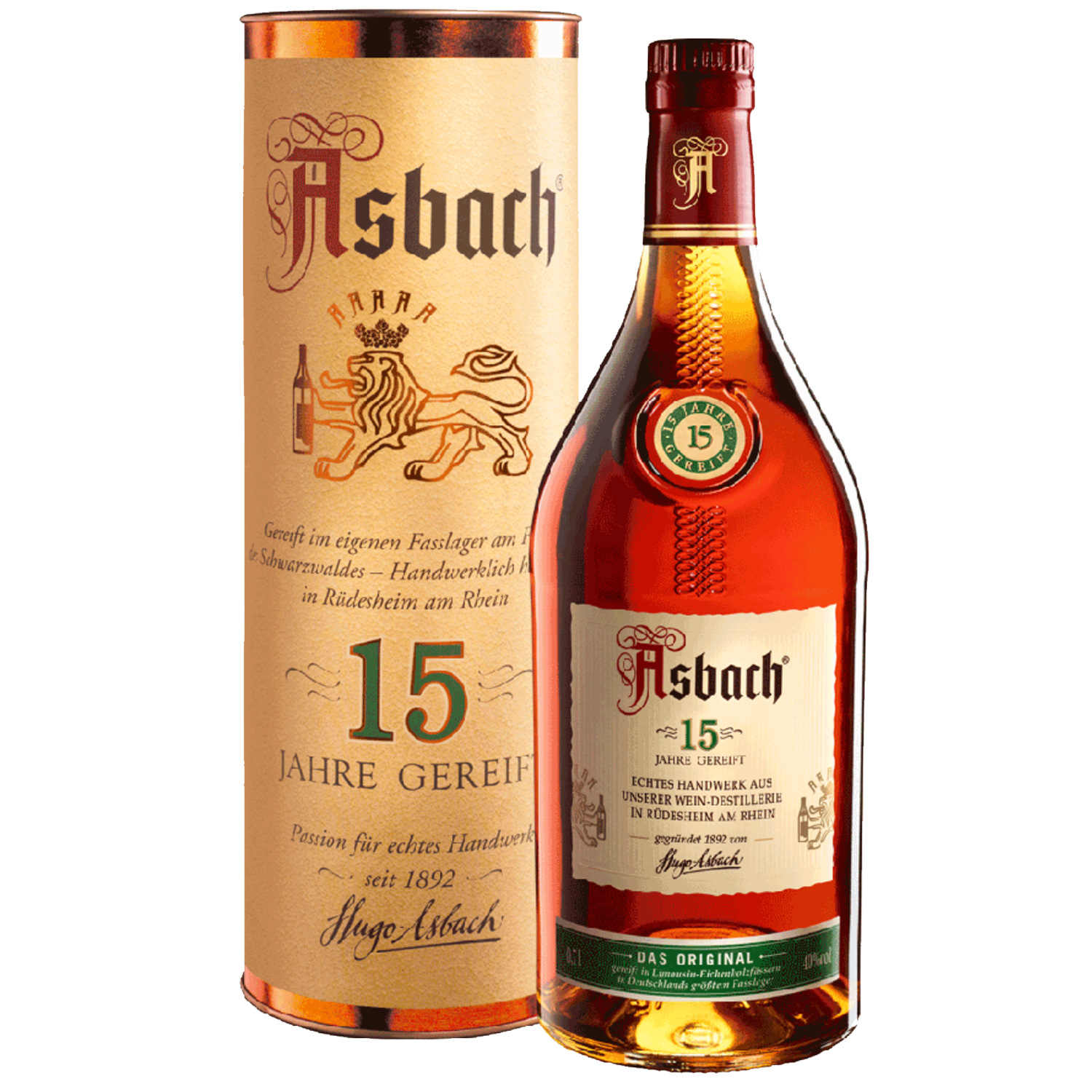 Weinbrand Asbach 15 Jahre gereift Weinbrand Asbach 15 Jahre gereift