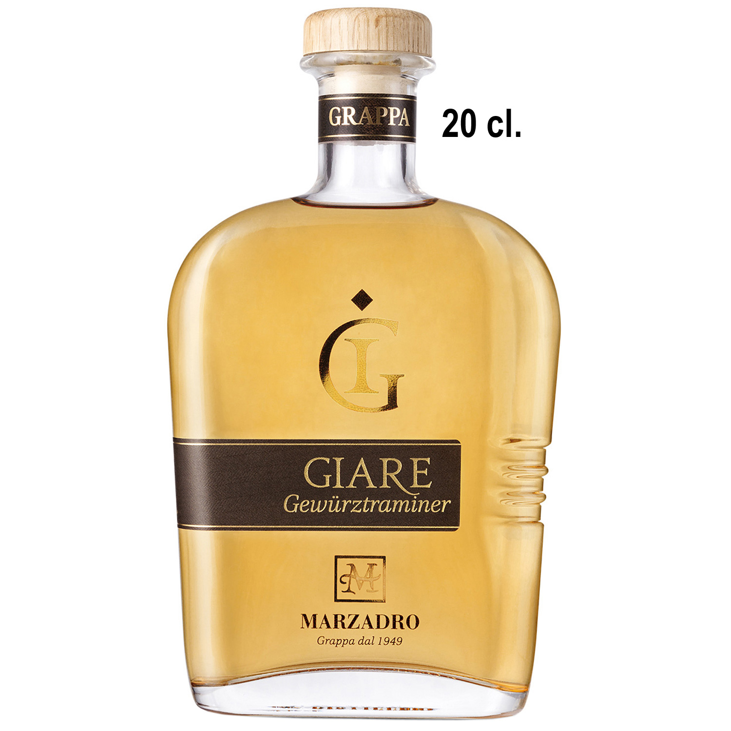 Marzadro Giare Grappa Riserva Gewürztraminer  20 cl Marzadro Giare Grappa Riserva Gewürztraminer  20 cl