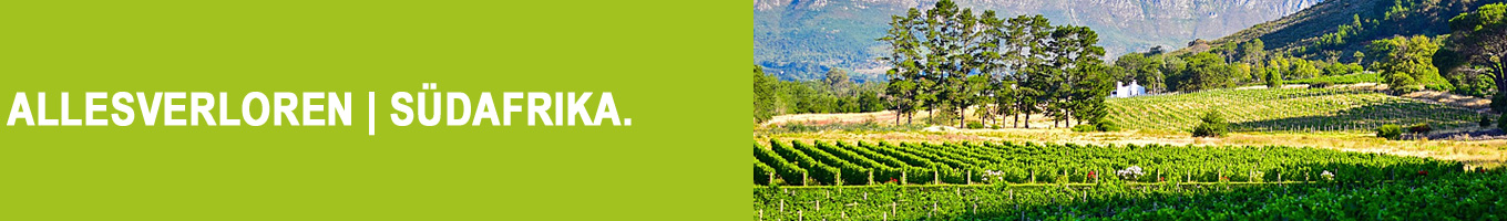 Weine vom Weingut Allesverloren | Südafrika Weine vom Weingut Allesverloren | Südafrika