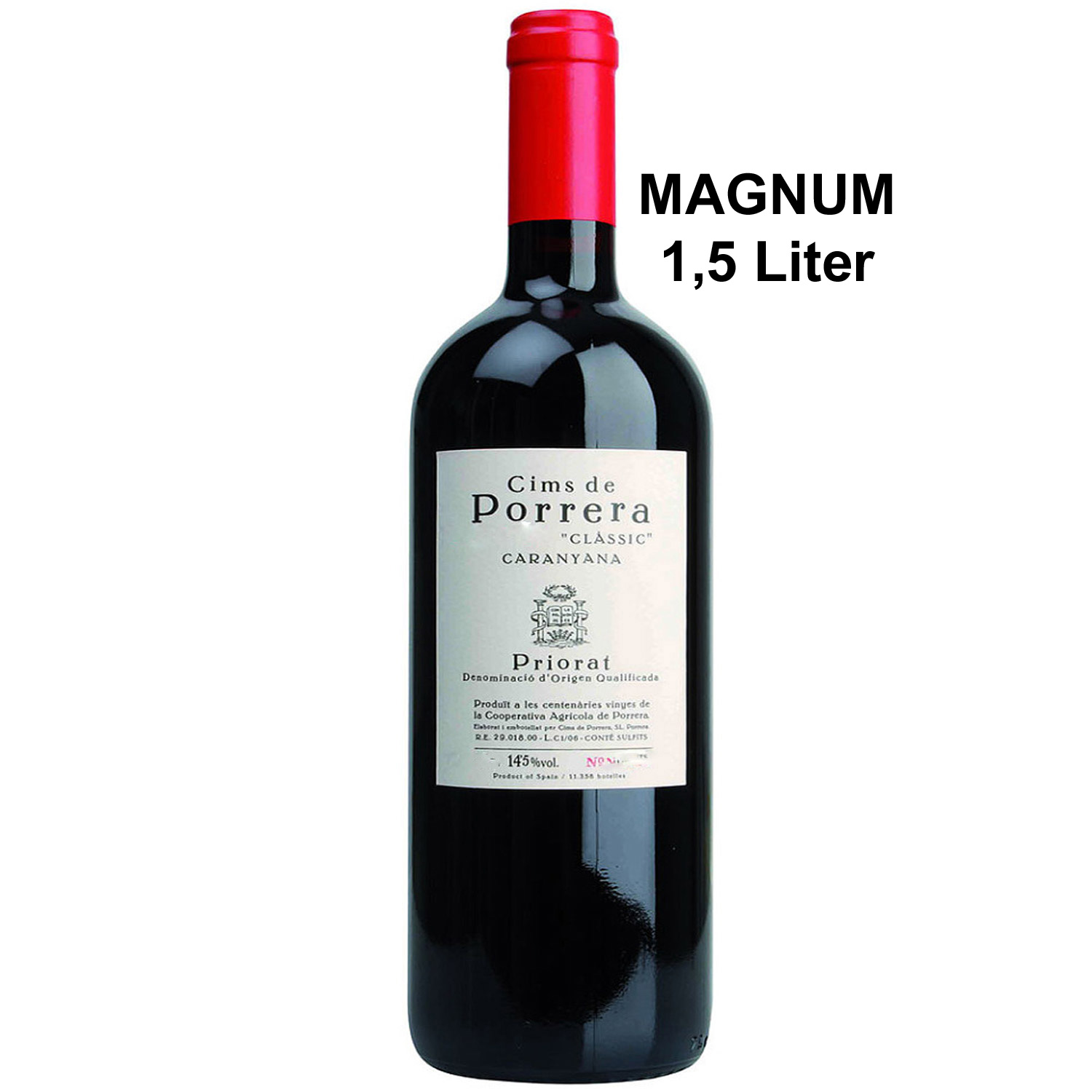 Spanischer Rotwein Cims de Porrera Classic Caranyana Magnum 2010