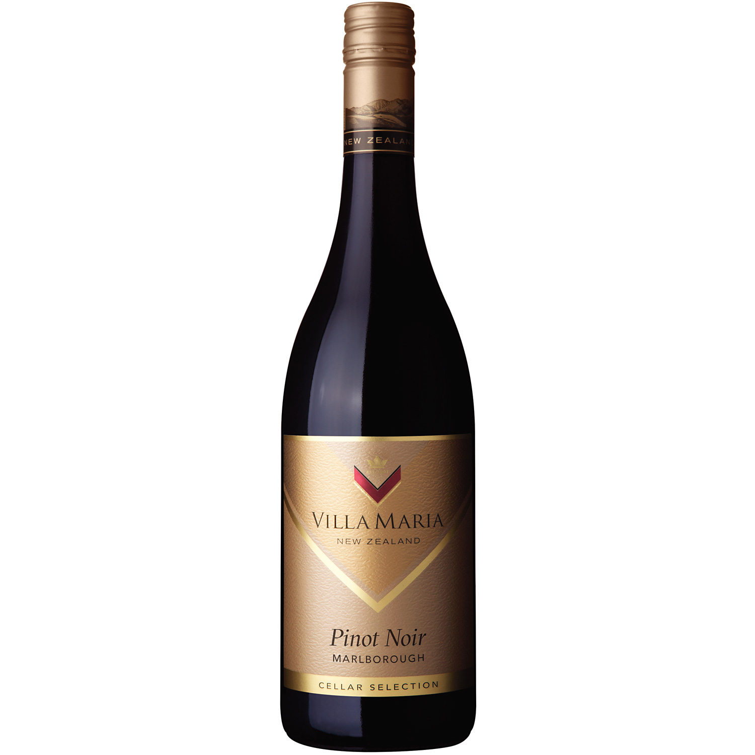 Neuseeländischer Rotwein Villa Maria Cellar Selection Pinot Noir Marlborough  2018 | Vinum Nobile