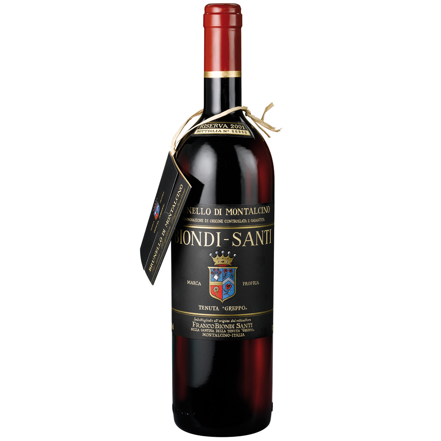 Italienischer Rotwein Brunello di Montalcino Riserva 1999 Italienischer Rotwein Brunello di Montalcino Riserva 1999