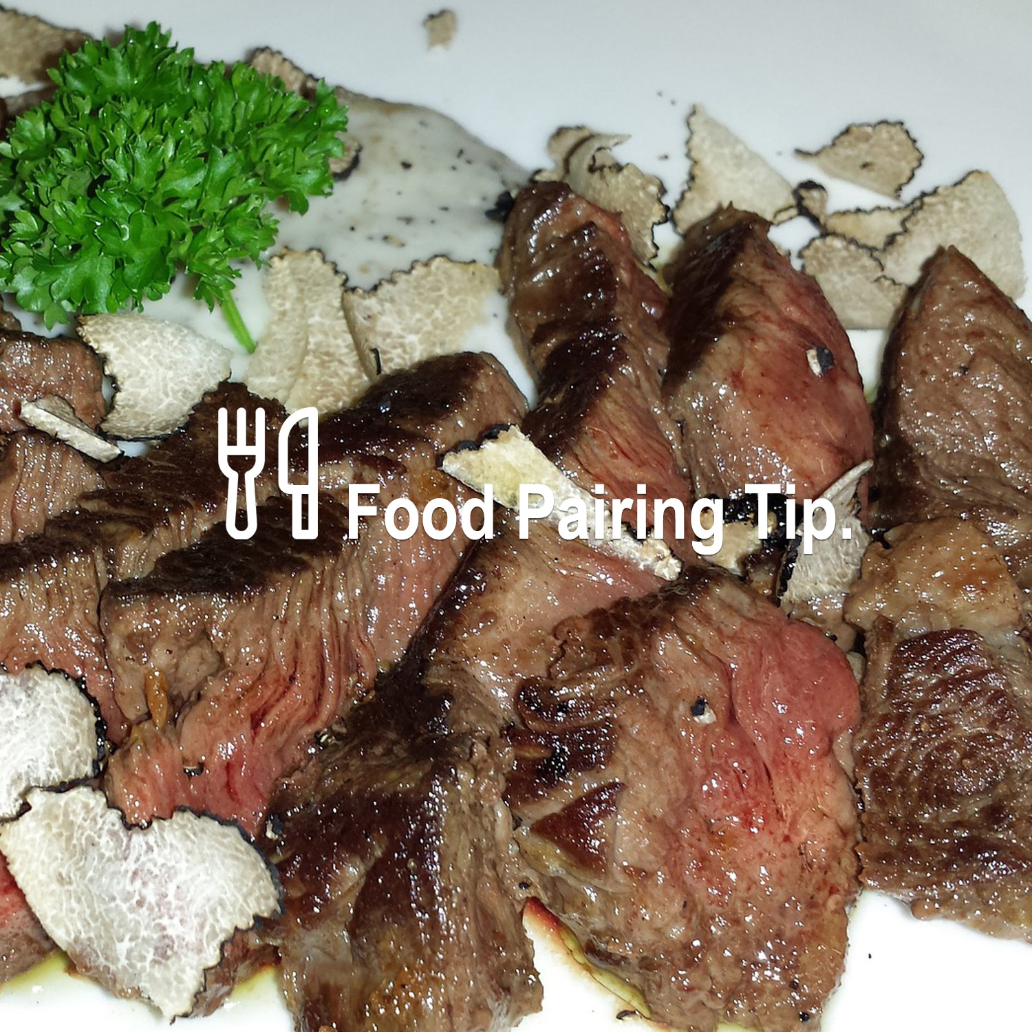 Tagliata di manzo zum Wein Tagliata di manzo zum Wein