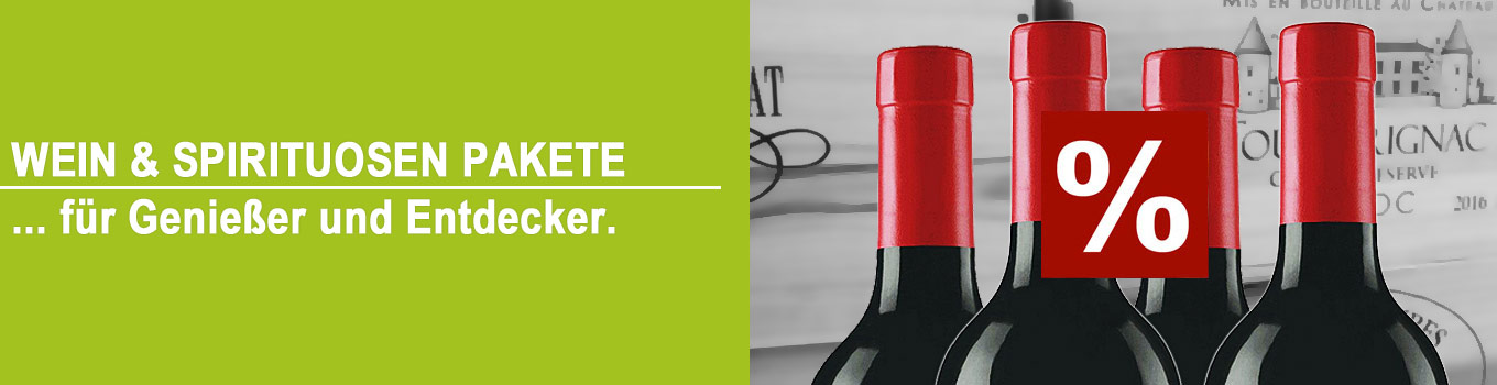 Wein-Pakete und Spirituosen-Pakete für Genießer und Entdecker Wein-Pakete und Spirituosen-Pakete für Genießer und Entdecker