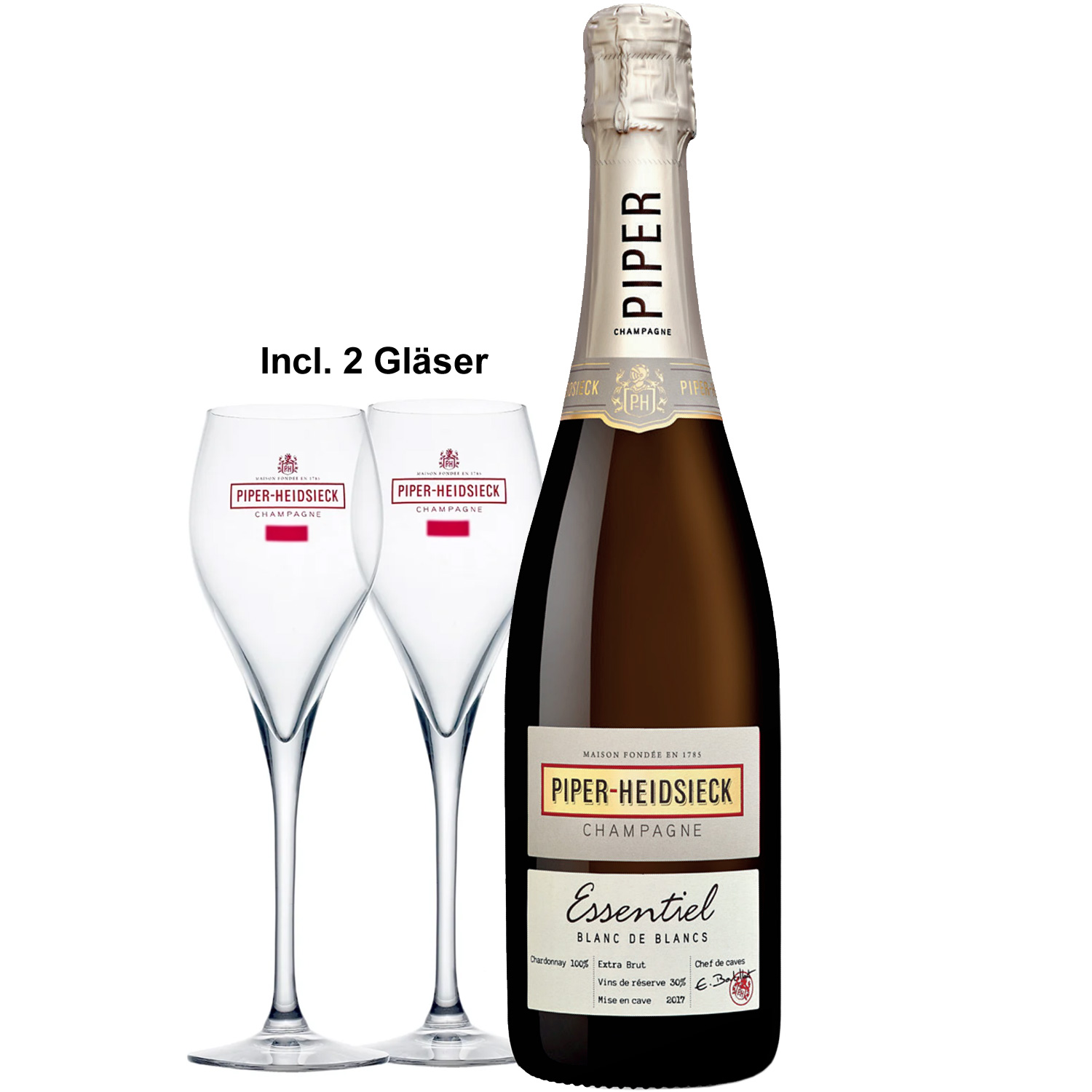 Champagne Piper-Heidsieck Essentiel Blanc de Blancs AOP Extra Brut Champagne Piper-Heidsieck Essentiel Blanc de Blancs AOP Extra Brut