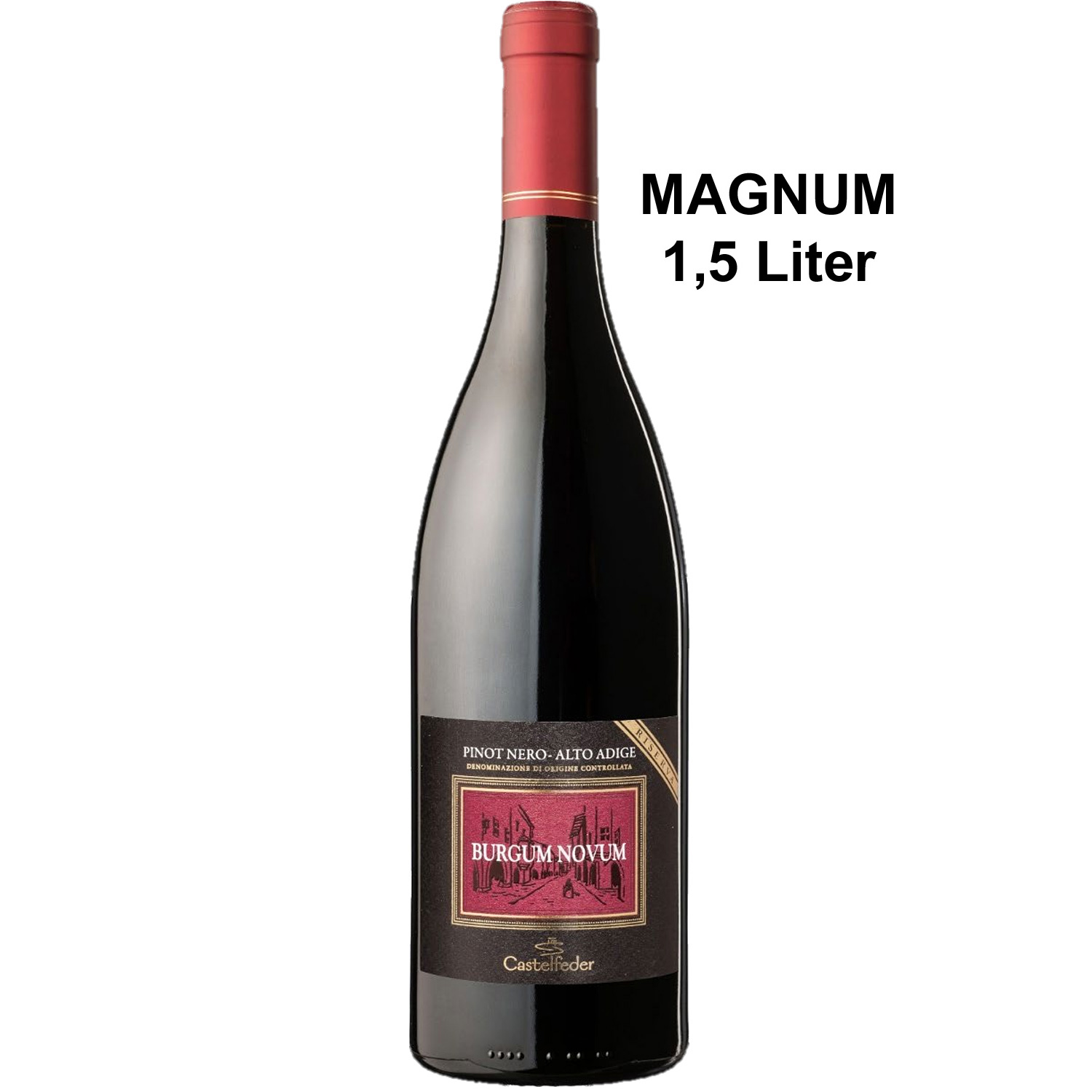Castelfeder Burgum Novum Pinot Nero Riserva 2018 Magnum