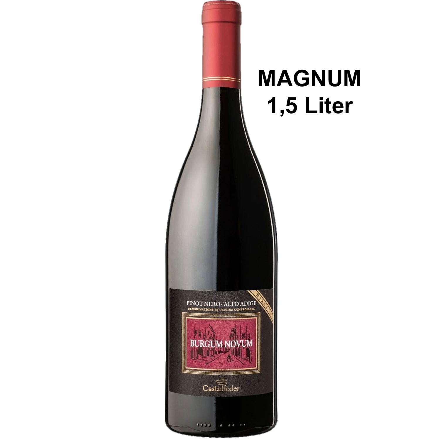 Castelfeder Burgum Novum Pinot Nero Riserva 2018 Magnum Castelfeder Burgum Novum Pinot Nero Riserva 2018 Magnum