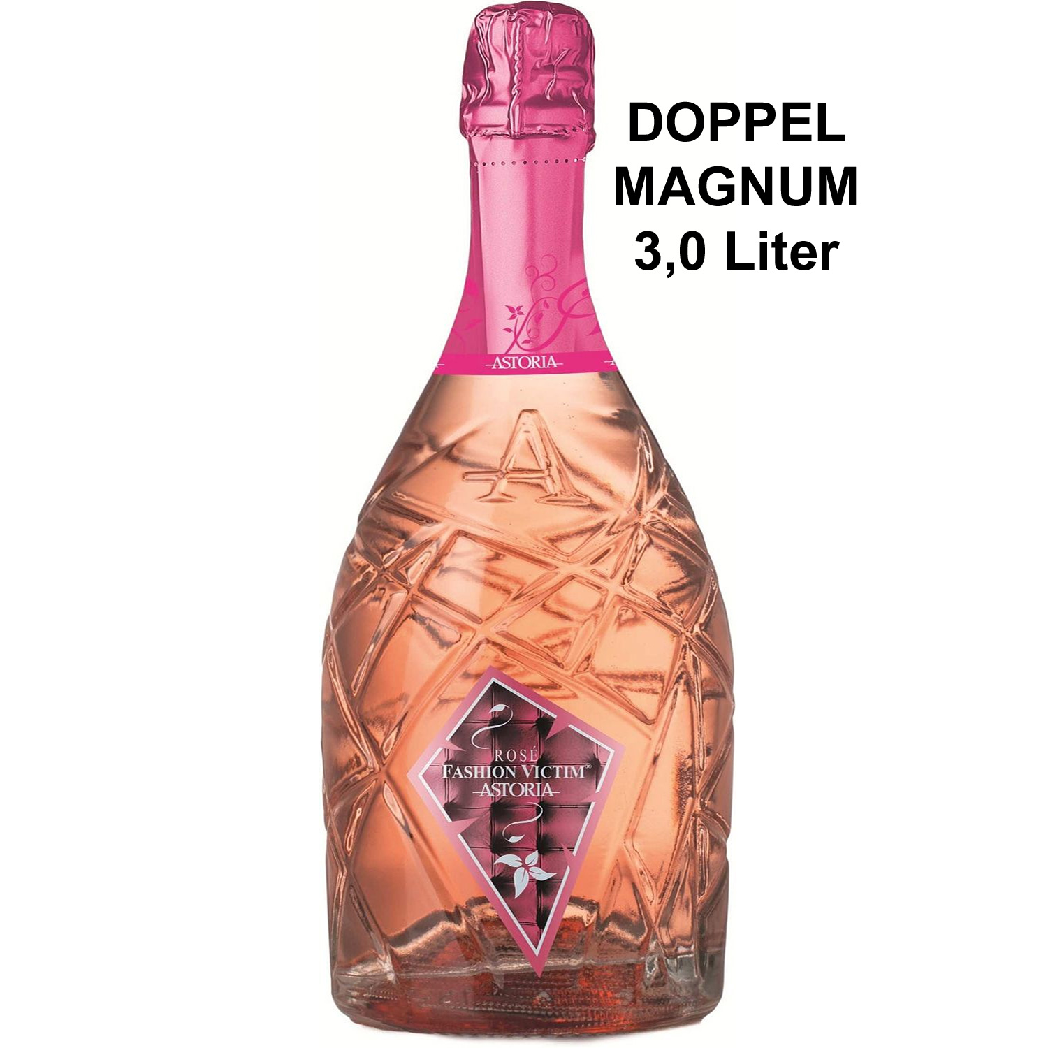 Italienischer Vino Spumante Rosé Fashion Victim Astoria Doppelmagnum Extra Dry 