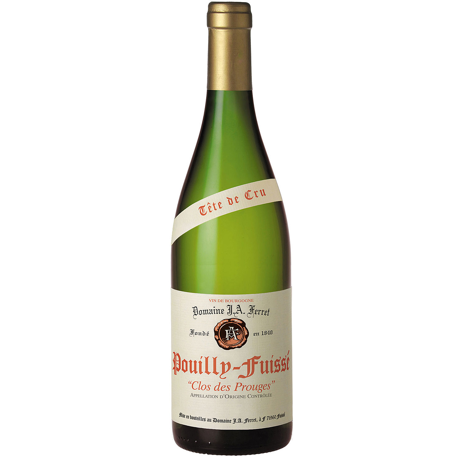 Ferret Tete de Cru Pouilly Fuisse Clos des Prouges 2021 Ferret Tete de Cru Pouilly Fuisse Clos des Prouges 2021