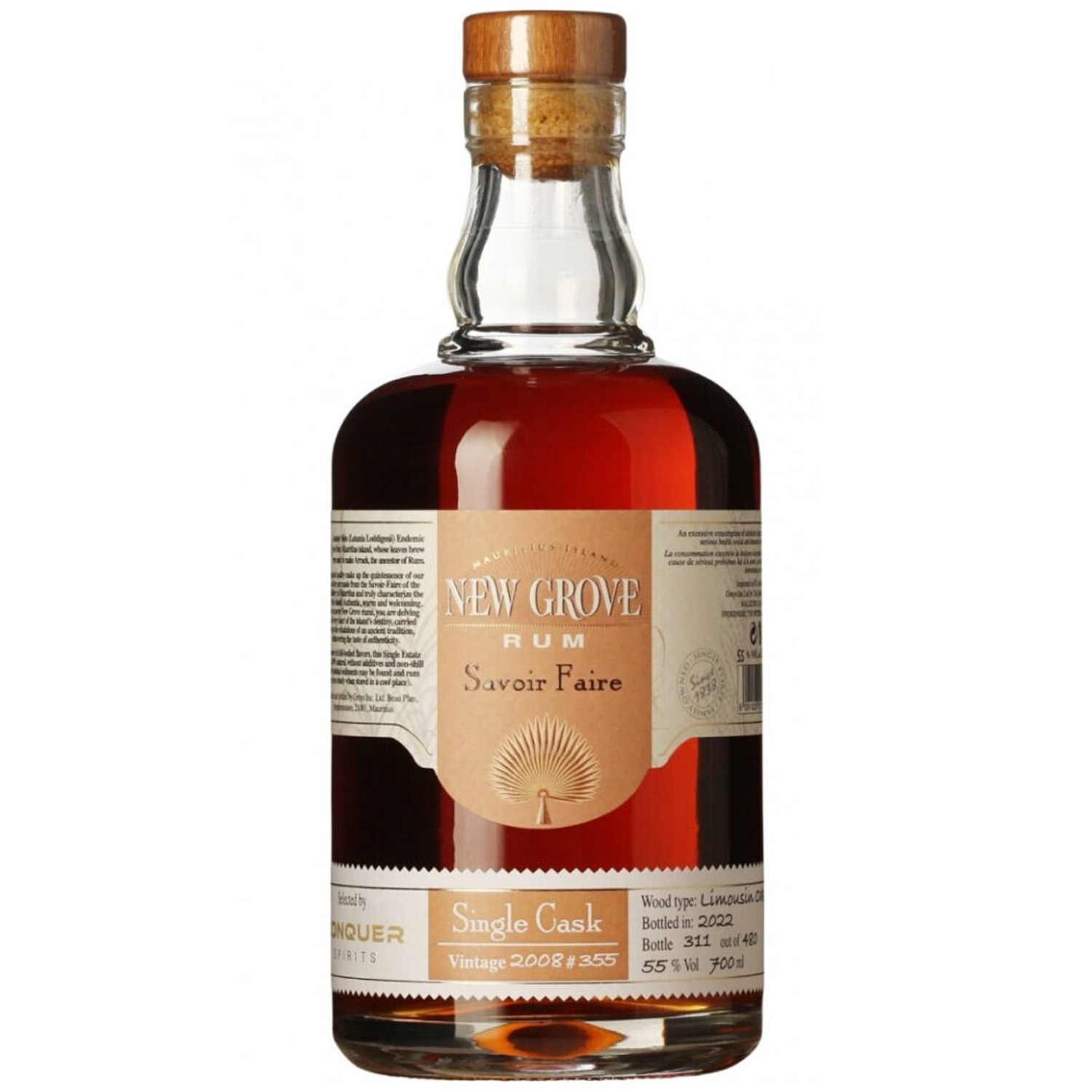 New Grove Rum Savoir Faire 2008 Single Cask New Grove Rum Savoir Faire 2008 Single Cask