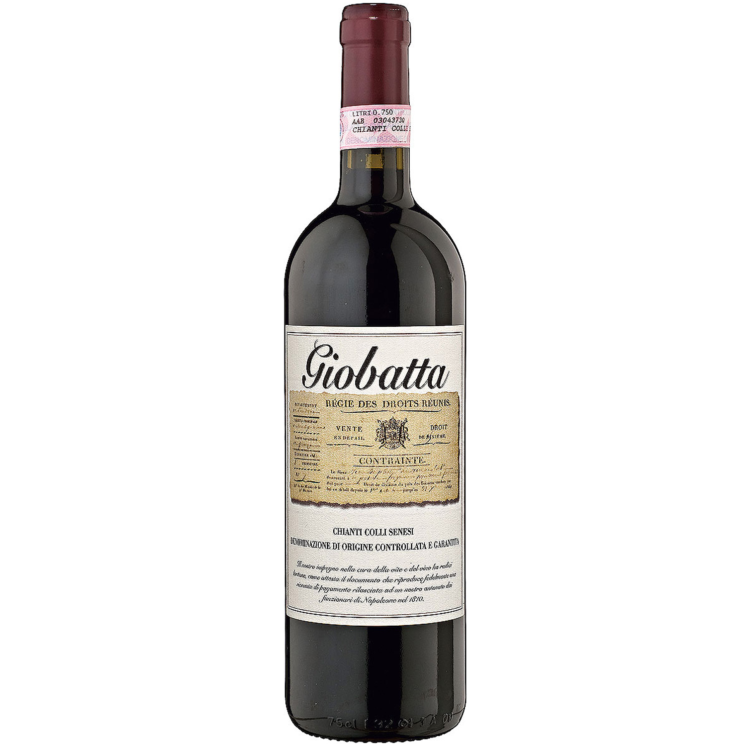 Italienischer Rotwein Giobatta Chianti Colli Sensi  2018