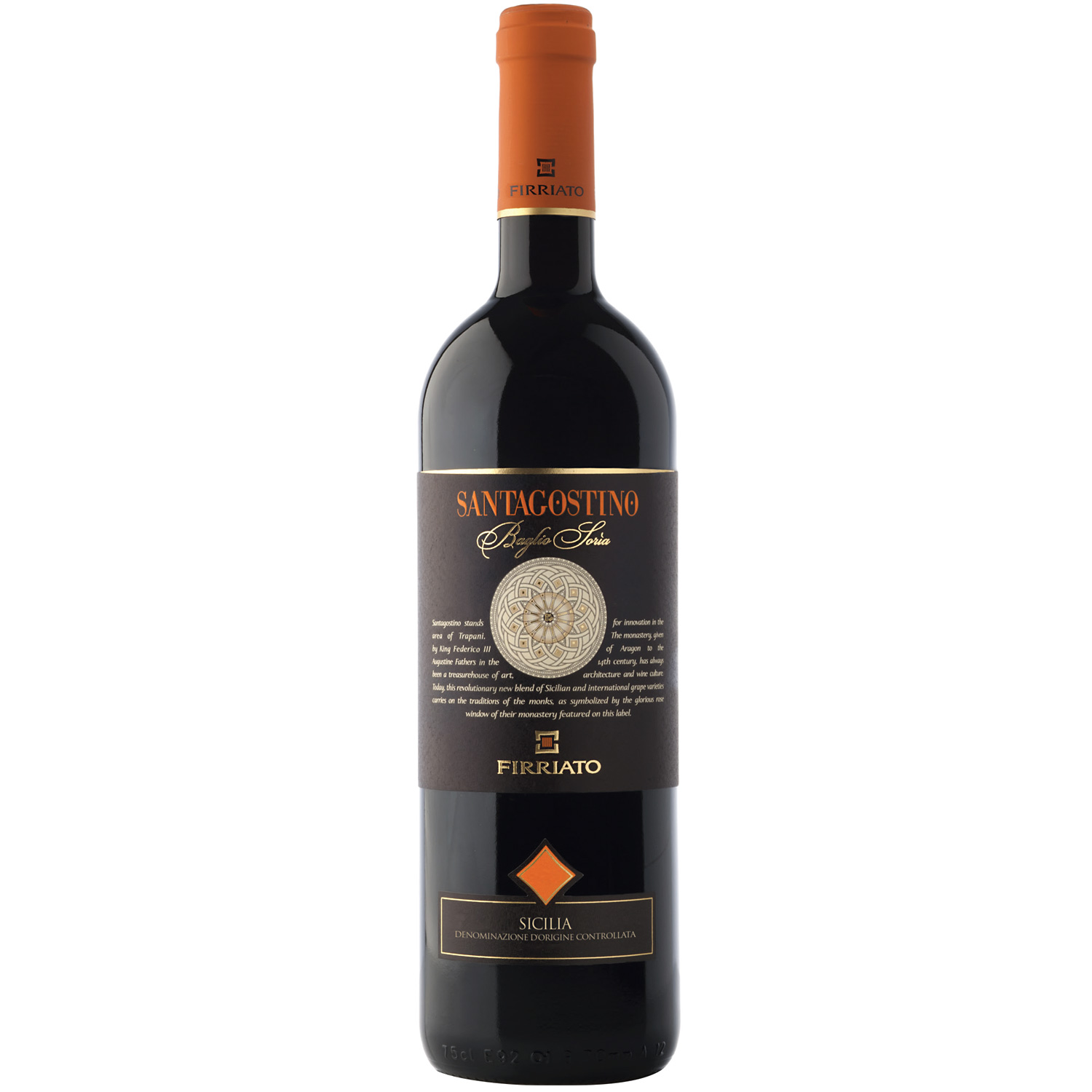 Italienischer Rotwein Santagostino Baglio Soria IGT 2015 Italienischer Rotwein Santagostino Baglio Soria IGT 2015