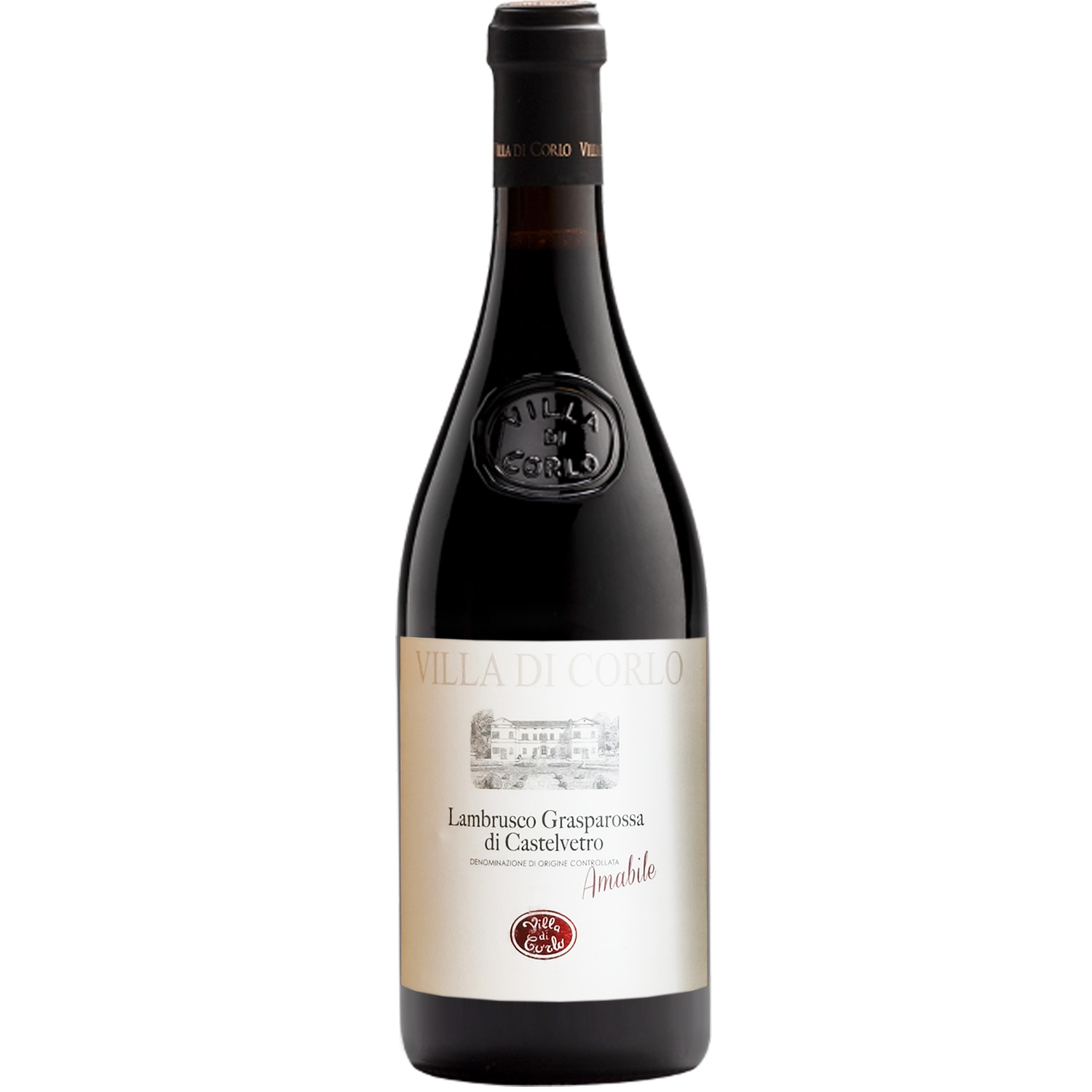 Villa di Corlo Lambrusco Grasparossa di Castelvetro Amabile 
