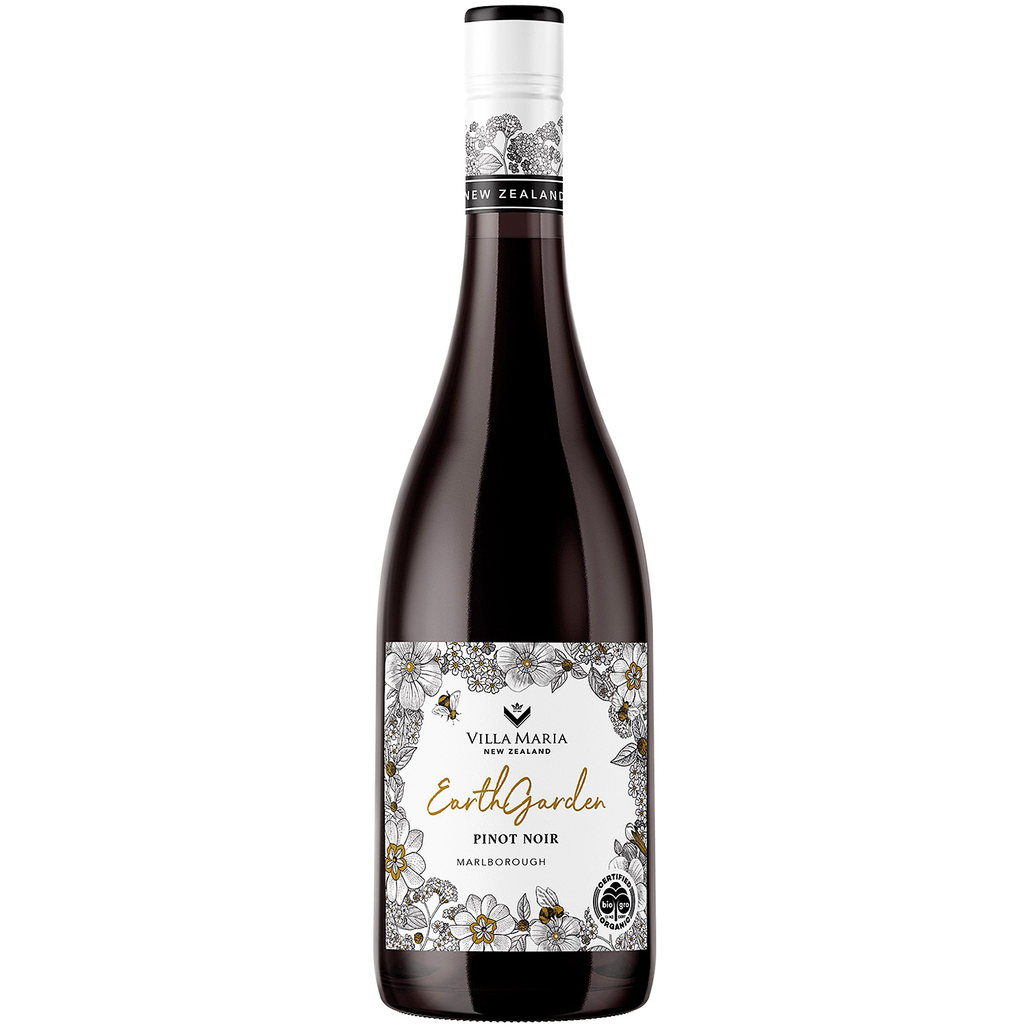 Rotwein aus Neuseeland Villa Maria Earthgarden Pinot Noir 2019 Rotwein aus Neuseeland Villa Maria Earthgarden Pinot Noir 2019