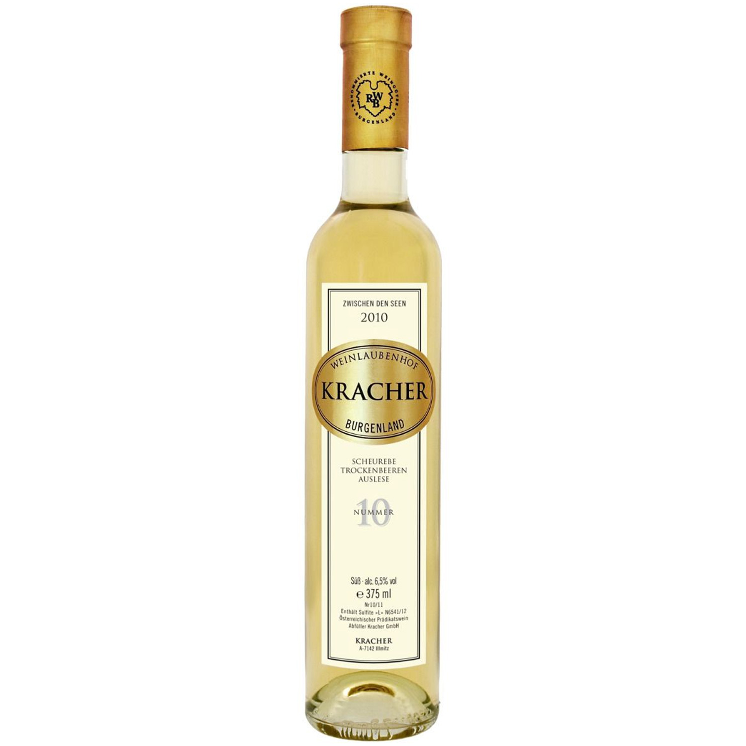Zwischen den Seen 2010 Kracher Nummer 10 Scheurebe Trockenbeerenauslese 