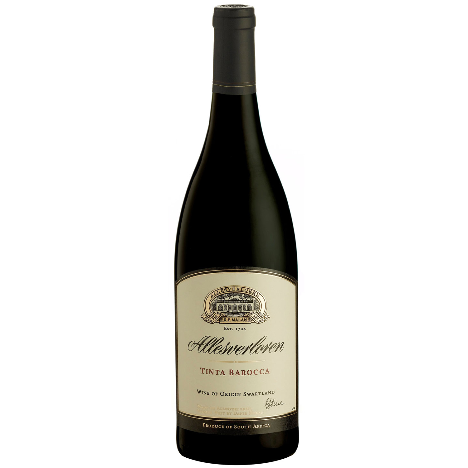 Südafrikanischer Rotwein Tinta Barocca 2017 Allesverloren Wine Estate Südafrikanischer Rotwein Tinta Barocca 2017 Allesverloren Wine Estate