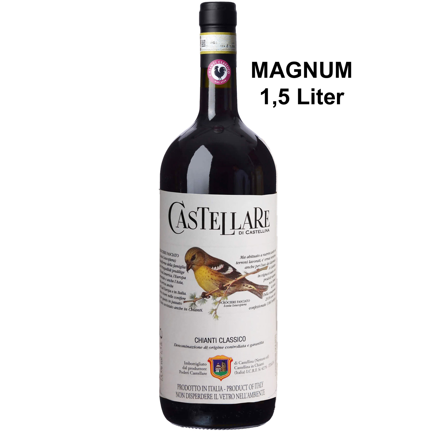 Italienischer Rotwein Castellare Di Castellina Chianti Classico 2017