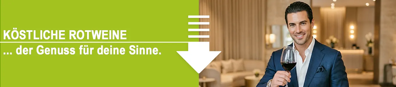 Ausgezeichnet köstliche Rotweine