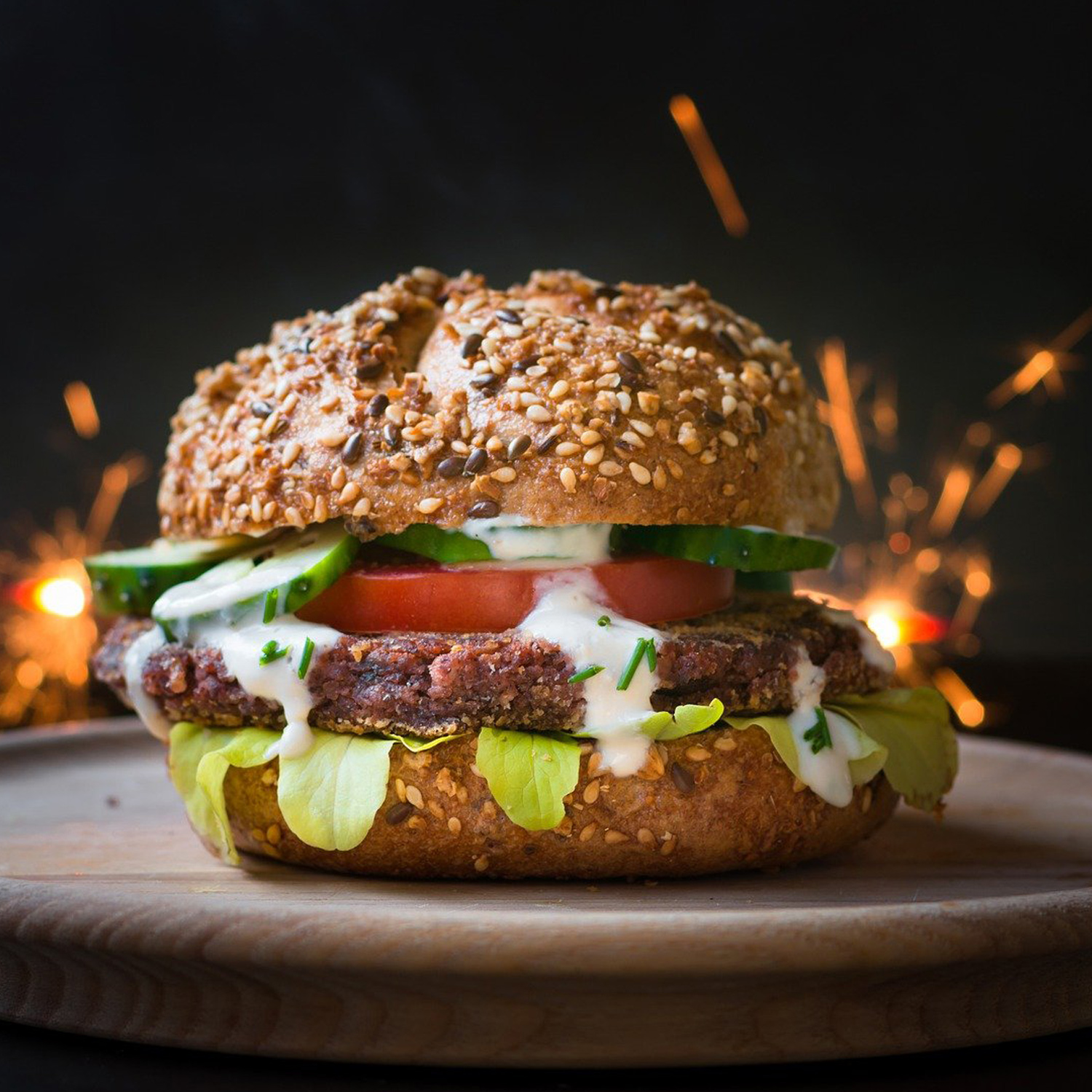 Veganer Burger Veganer Burger
