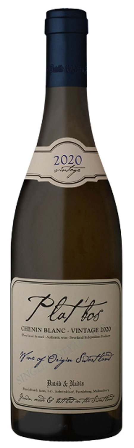 Südafrikanischer Weißwein David & Nadia Plat’bos Chenin blanc 2020 