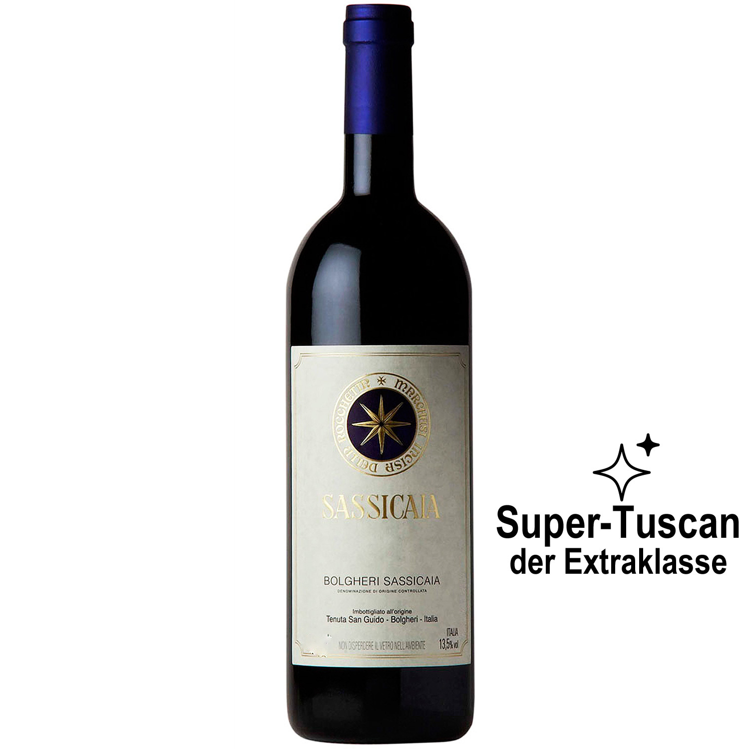 italienischer Rotwein  Sassicaia 2016 Tenuta San Guido