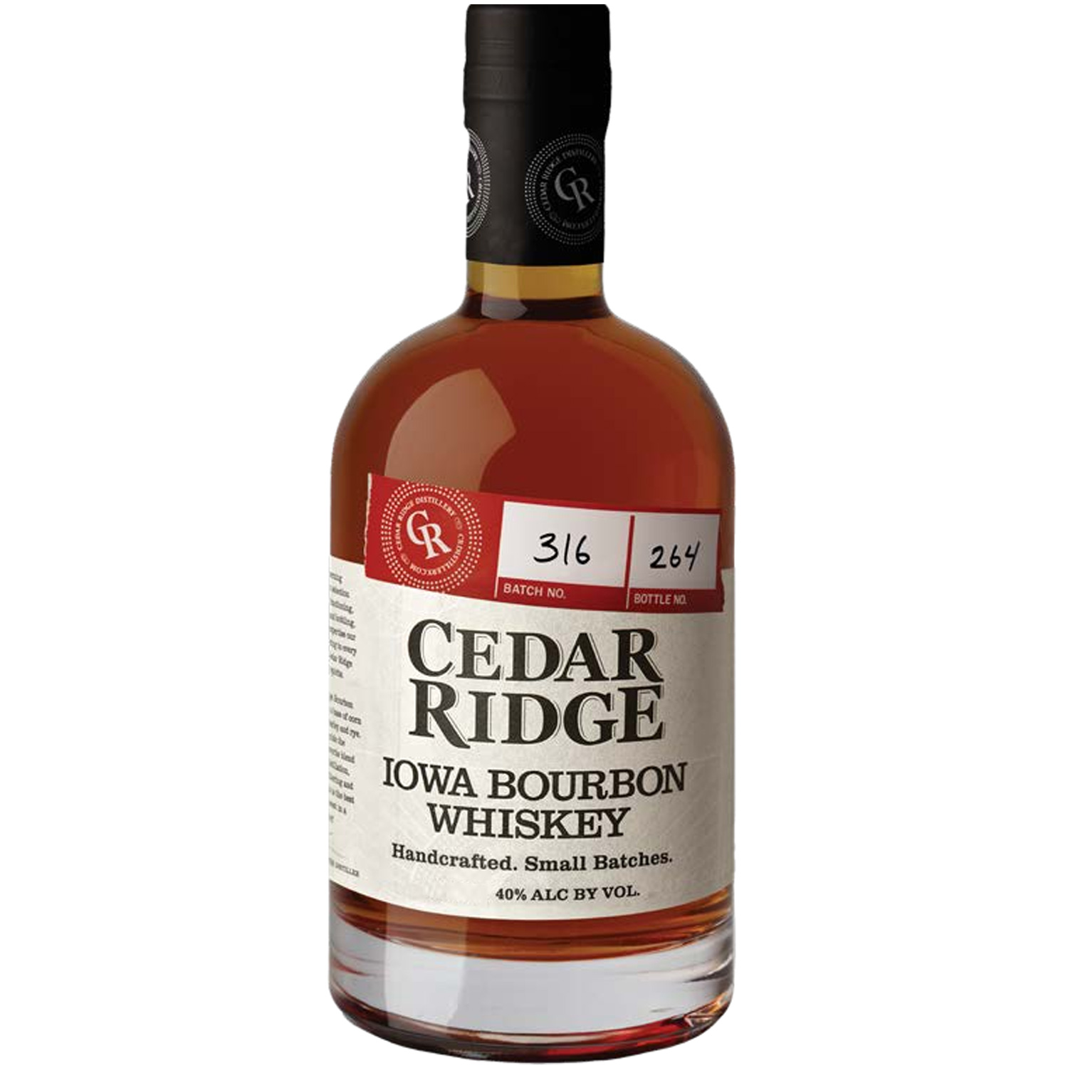 Cedar Ridge Iowa Bourbon Whiskey