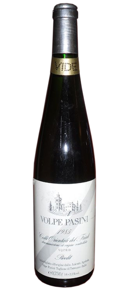 Volpe Pasini Picolit 1985 DOC Colli Orientali del Friuli V.Q.P.R.D Volpe Pasini Picolit 1985 DOC Colli Orientali del Friuli V.Q.P.R.D