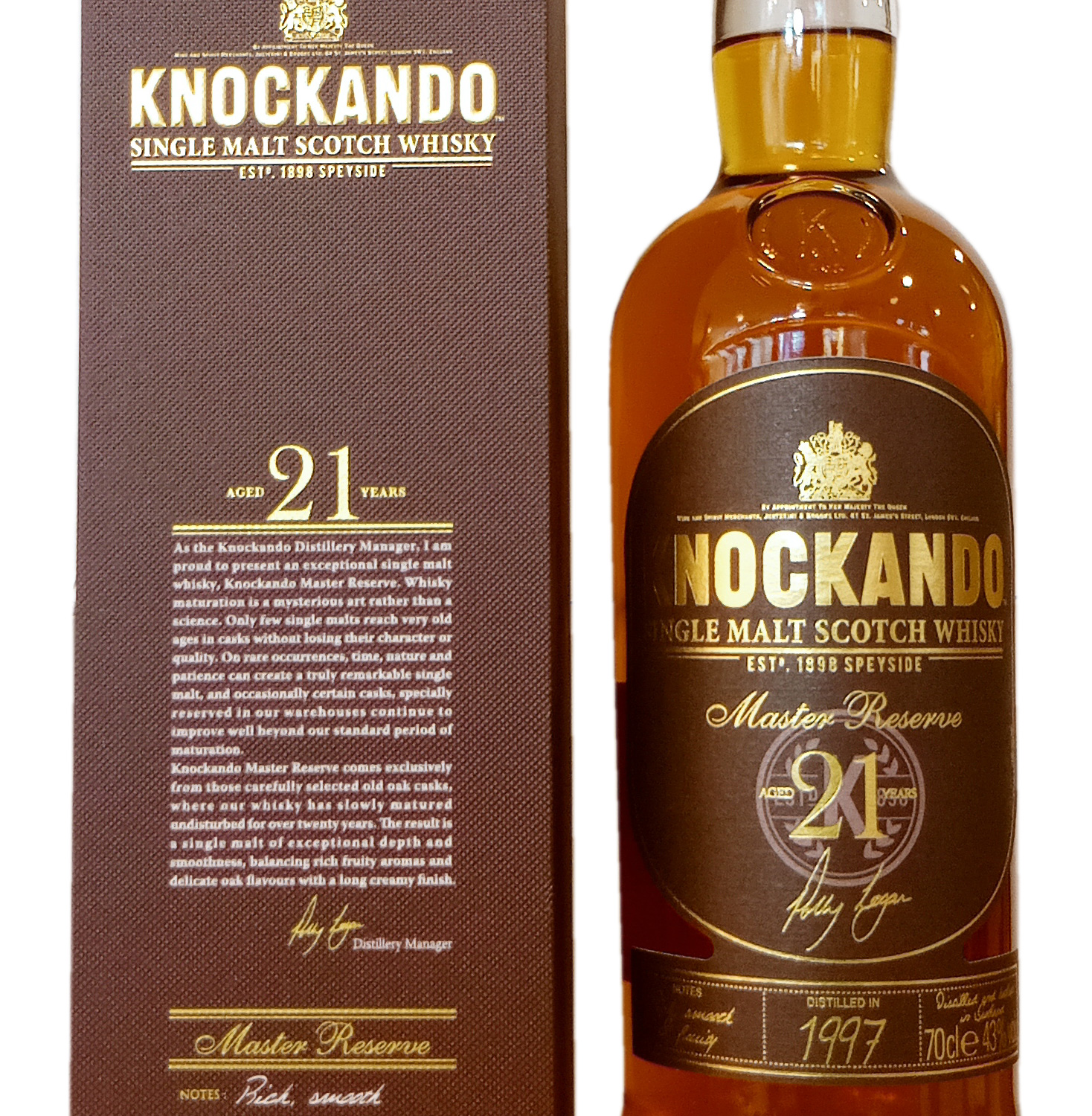 Knockando Speyside Single Malt Scotch Whisky 21