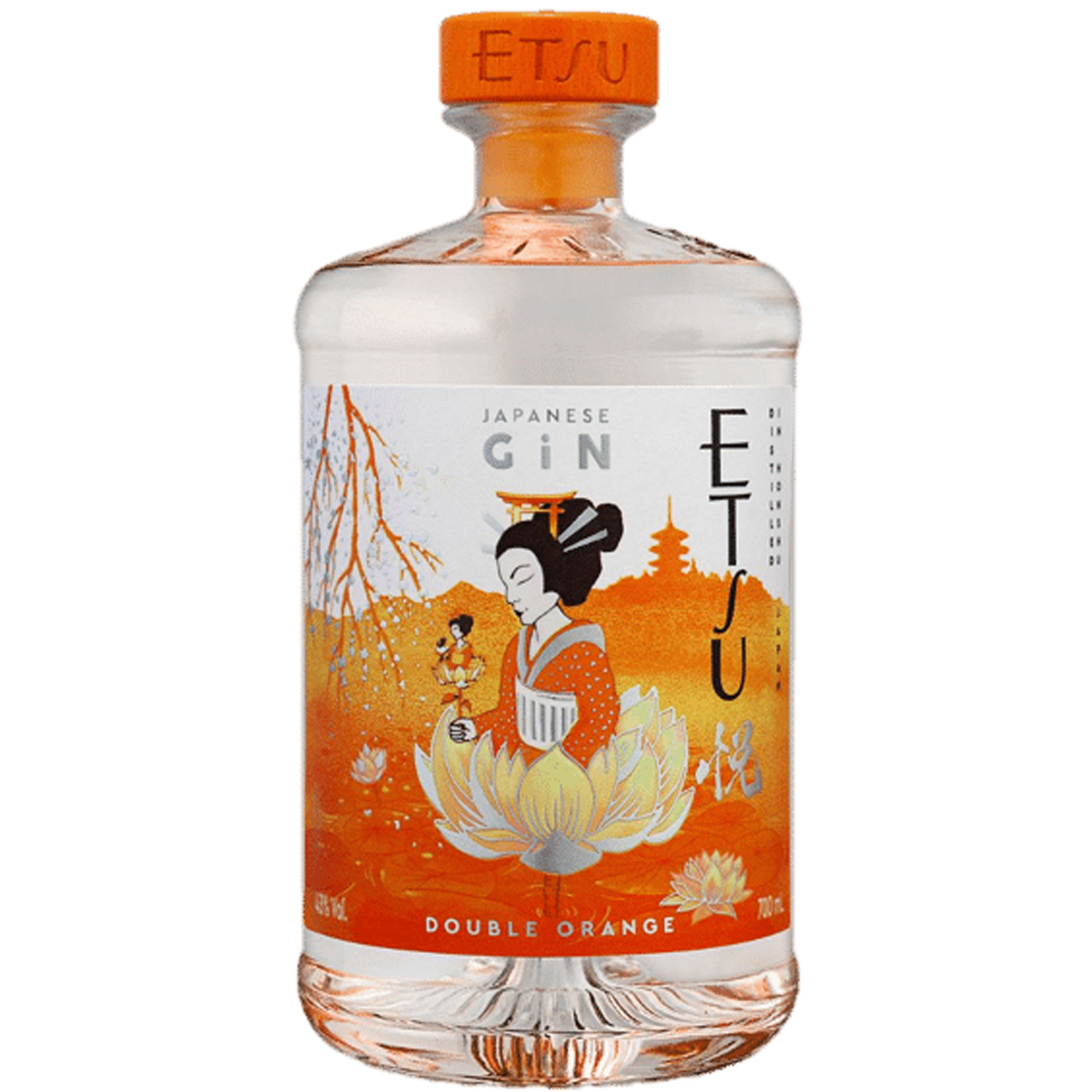 Etsu Double Orange Gin Premium Artisanal Japanese