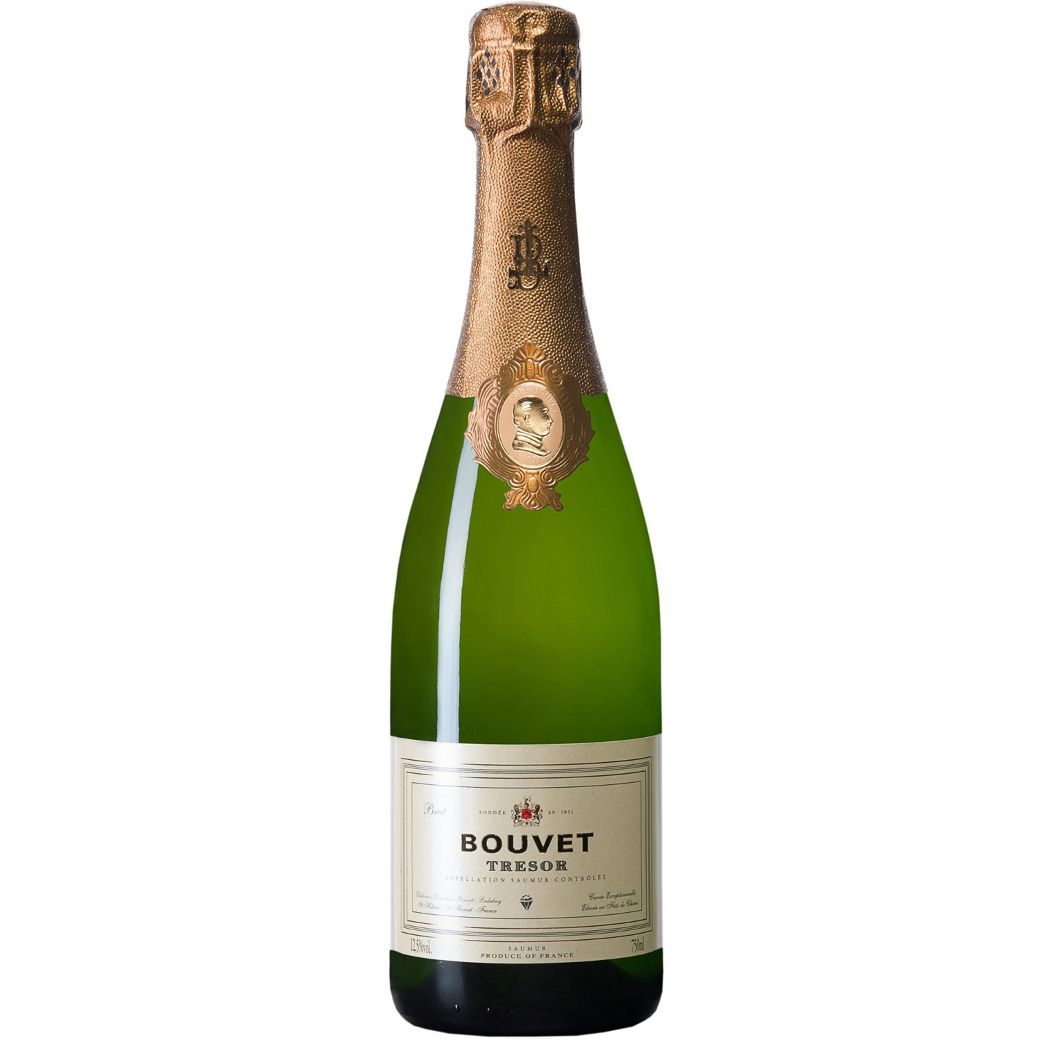 Bouvet Crémant Saumur Brut Blanc Tresor 2021 AOP