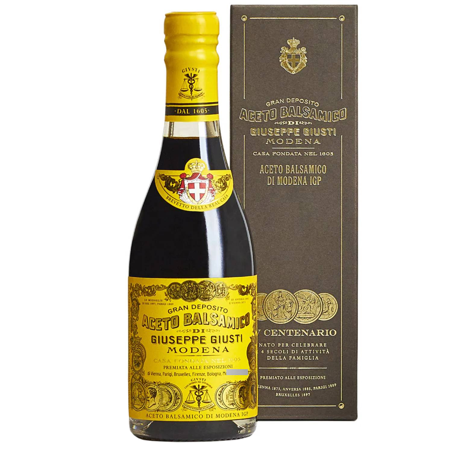 Aceto Balsamico di Modena 4 Gold Medaillen IGP Giuseppe Giusti Aceto Balsamico di Modena 4 Gold Medaillen IGP Giuseppe Giusti