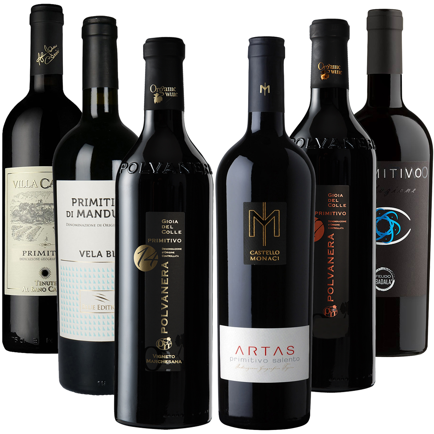 Rotwein 6er-Paket Primitivo Rotwein 6er-Paket Primitivo
