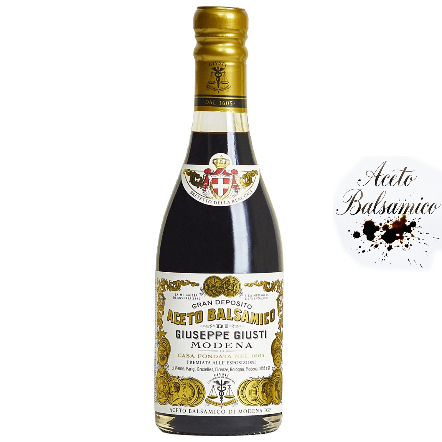 Aceto Balsamico di Modena 2 Gold Medaillen IGP Giuseppe Giusti Aceto Balsamico di Modena 2 Gold Medaillen IGP Giuseppe Giusti