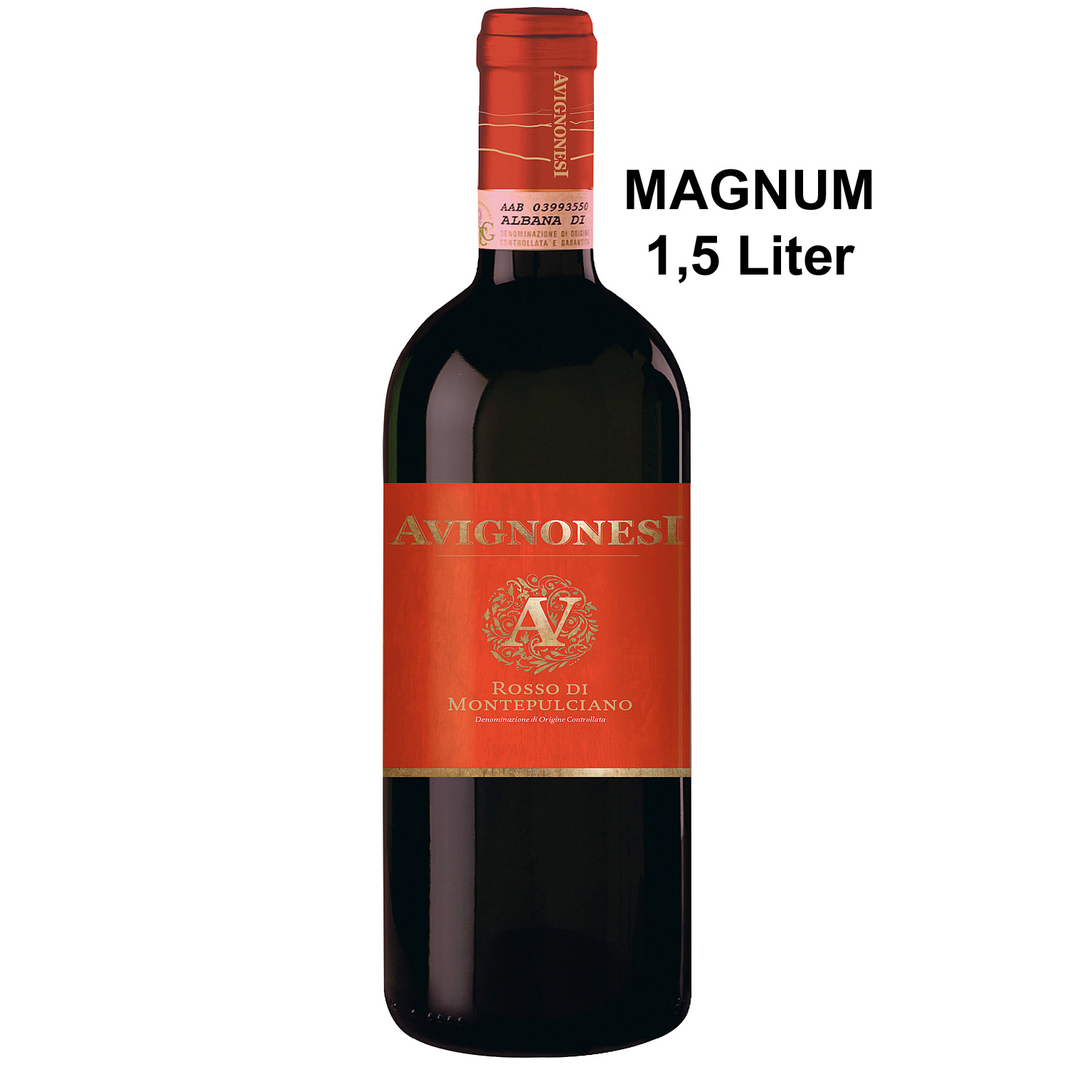 Italienischer Rotwein Avignonesi Rosso di Montepulciano 2013 Magnum