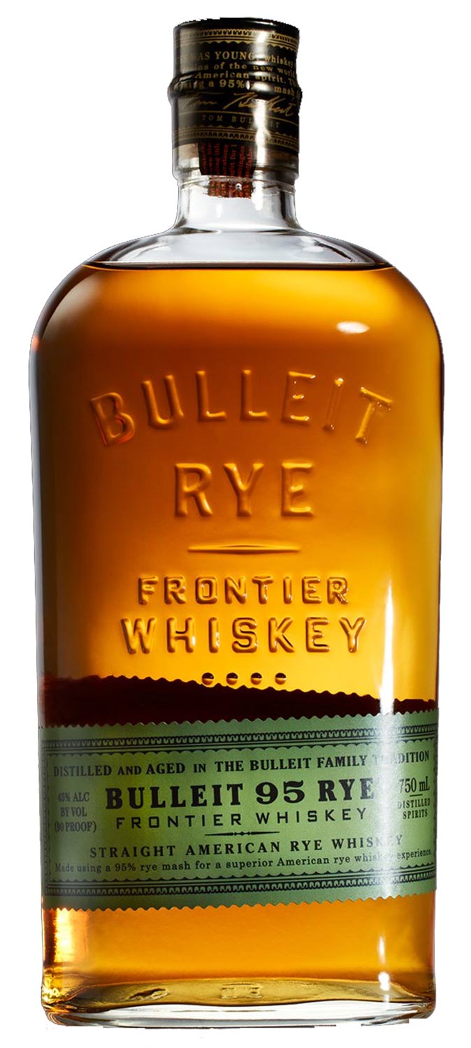 Kentucky Straight American Bulleit 95 Rye Frontier Whiskey 