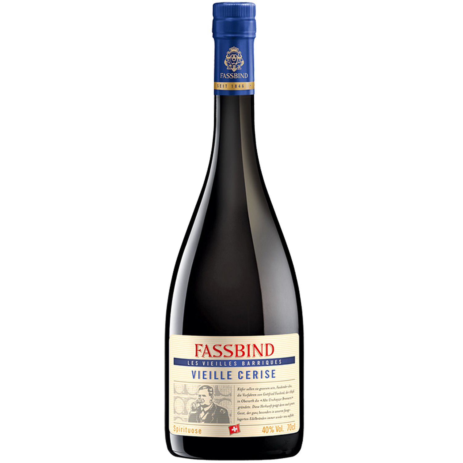 Schweizer Edelbrand Fassbind Vieille Cerise  Schweizer Edelbrand Fassbind Vieille Cerise