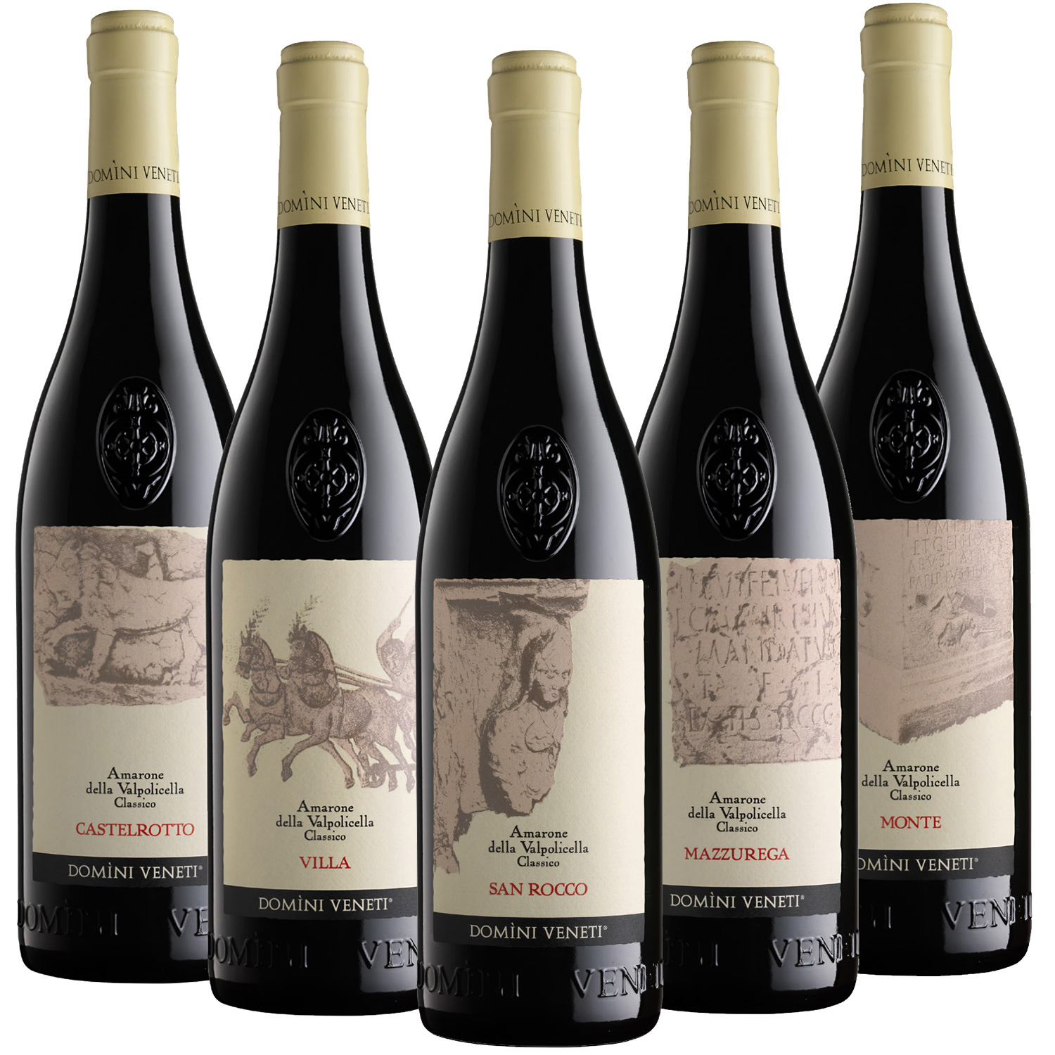 5 CRUS Amarone della Valpolicella DOCG Classico Espressioni 2016 Domini Veneti 5 CRUS Amarone della Valpolicella DOCG Classico Espressioni 2016 Domini Veneti