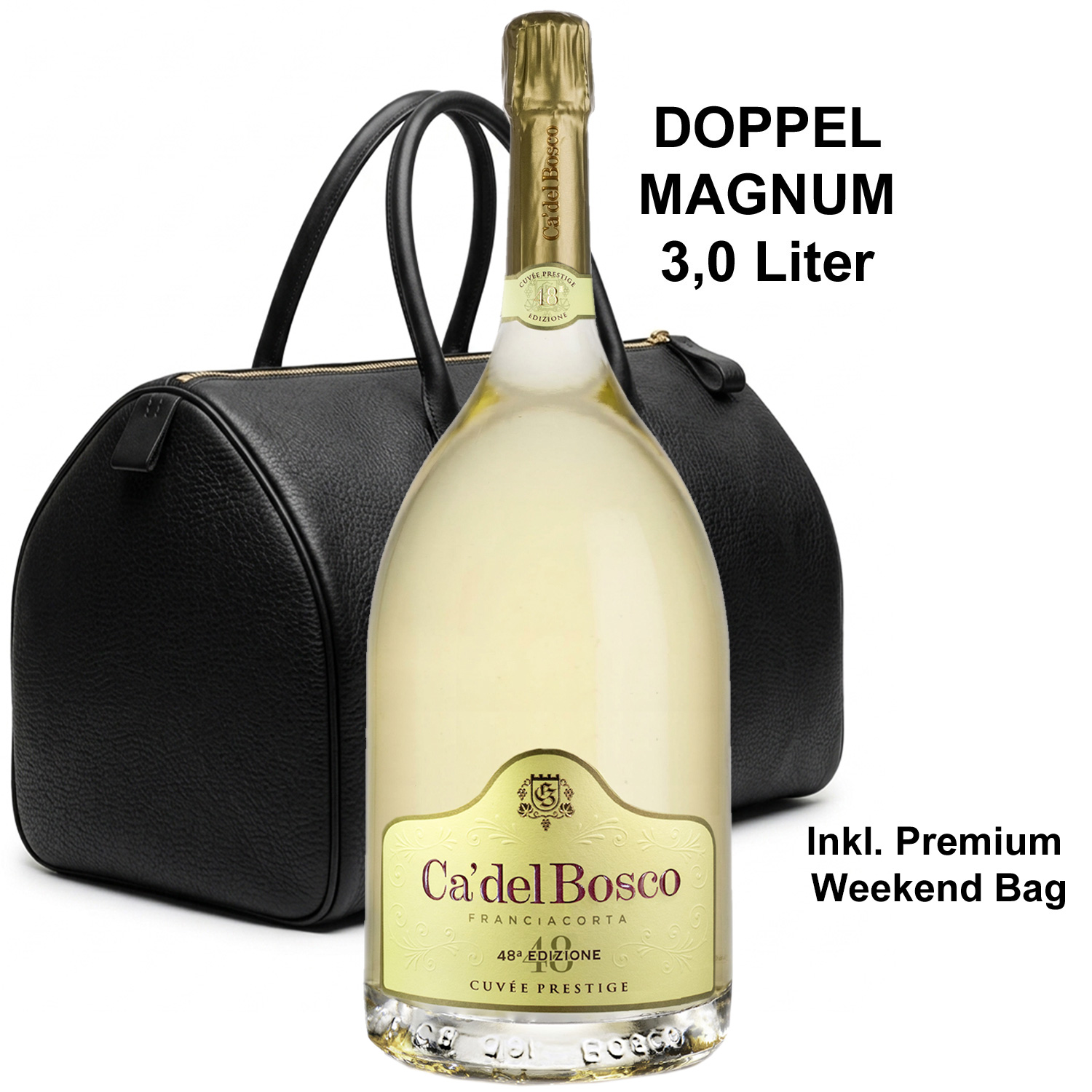 Ca' del Bosco Cuvée Prestige Franciacorta Edizione 48 Extra Brut 3 Liter mit Premium Bag