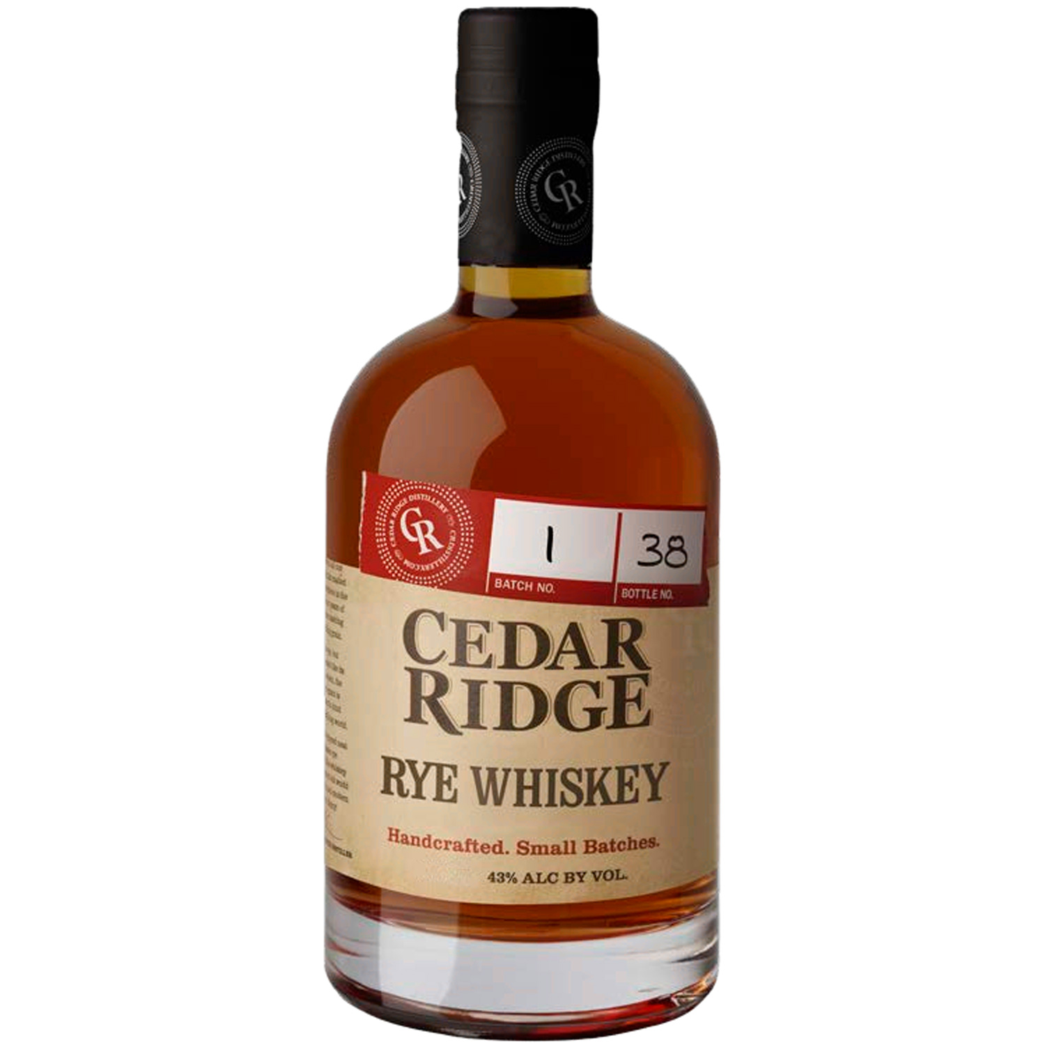 Cedar Ridge Rye Whiskey