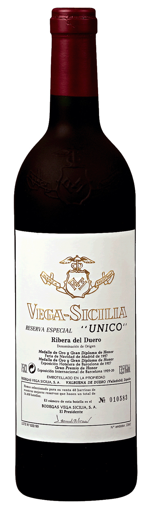 Vega Sicilia Unico Reserva Especial  Vega Sicilia Unico Reserva Especial