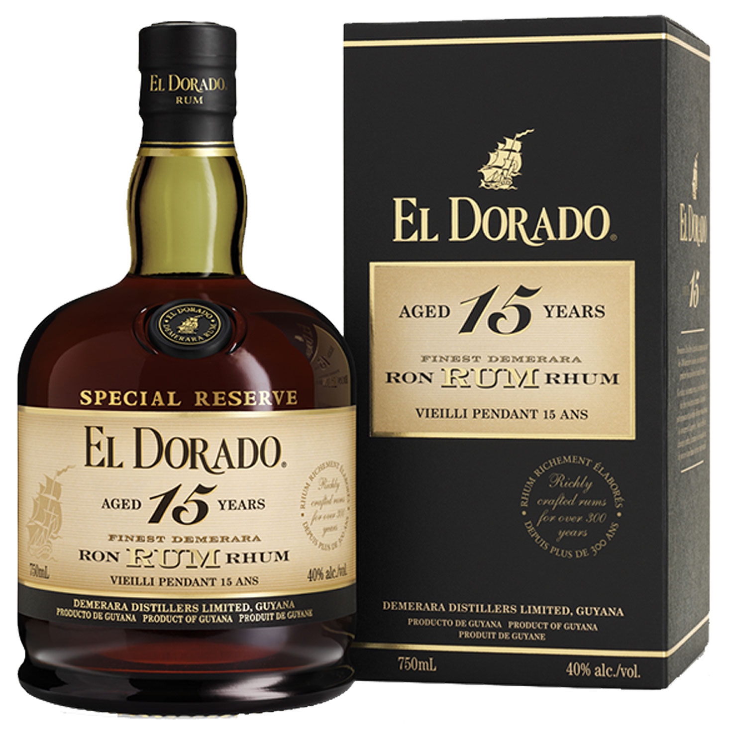 El Dorado Special Reserve 15 Years Old Rum El Dorado Special Reserve 15 Years Old Rum