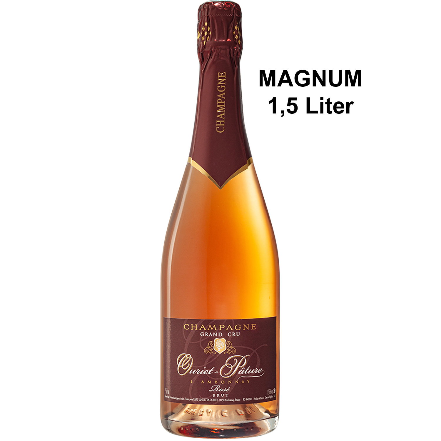 Ouriet Pature Champagne Brut Grand Cru Rosé Magnum
