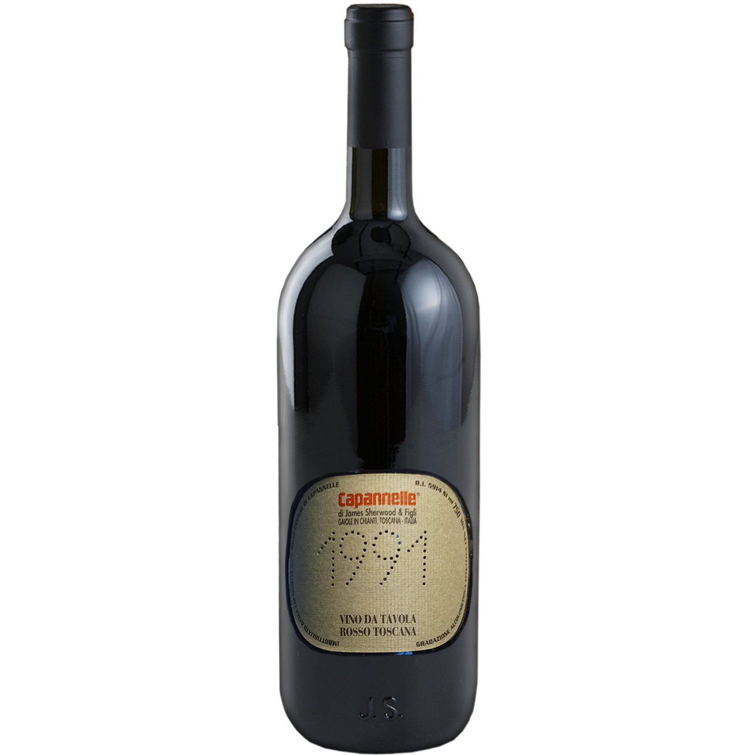 Capannelle di J. Sherwood + Figli Rosso Toscana 1991 Capannelle di J. Sherwood + Figli Rosso Toscana 1991