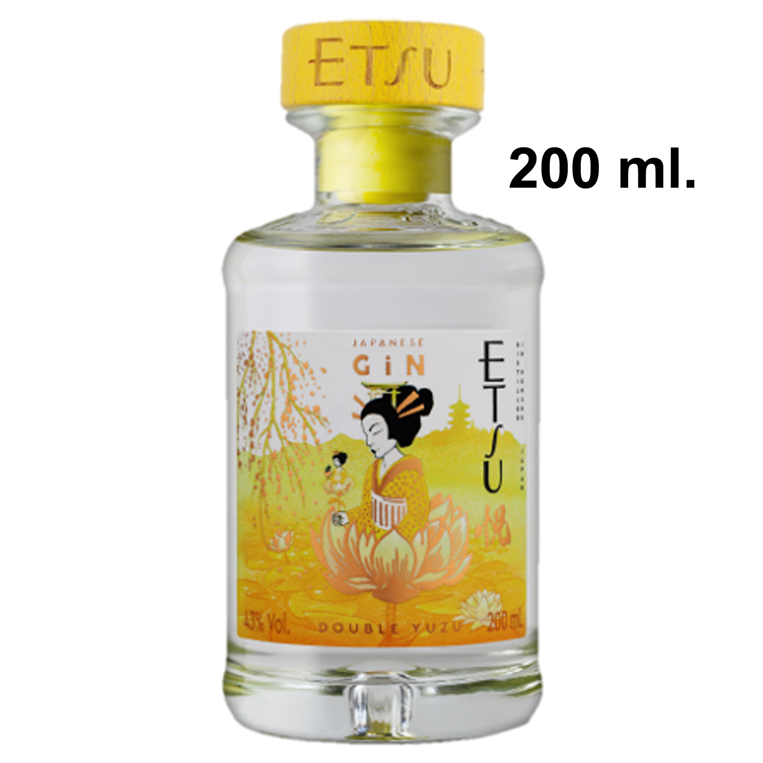Etsu Double Yuzu Gin Premium Artisanal Japanese 200ml Etsu Double Yuzu Gin Premium Artisanal Japanese 200ml