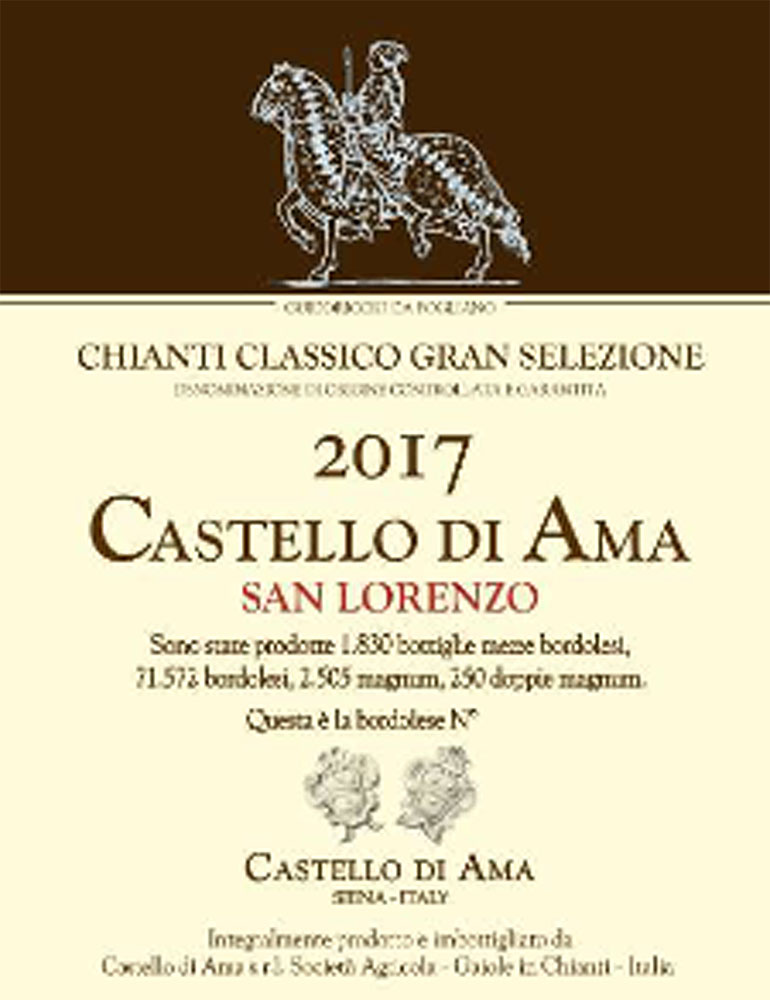 Castello Di Ama San Lorenzo 2017
