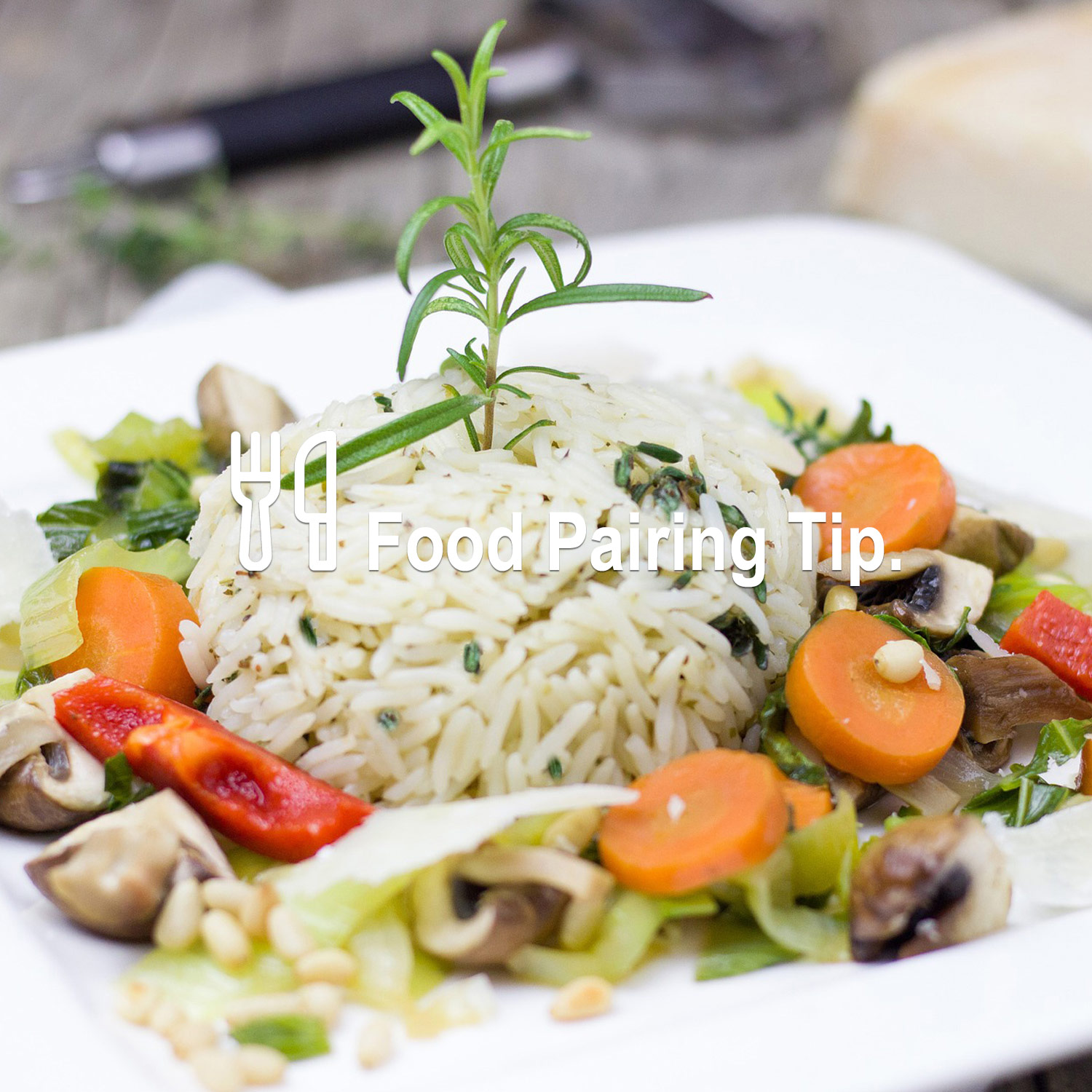 Ein perfekter Wein zum wunderbaren Essen Ein perfekter Wein zum wunderbaren Essen