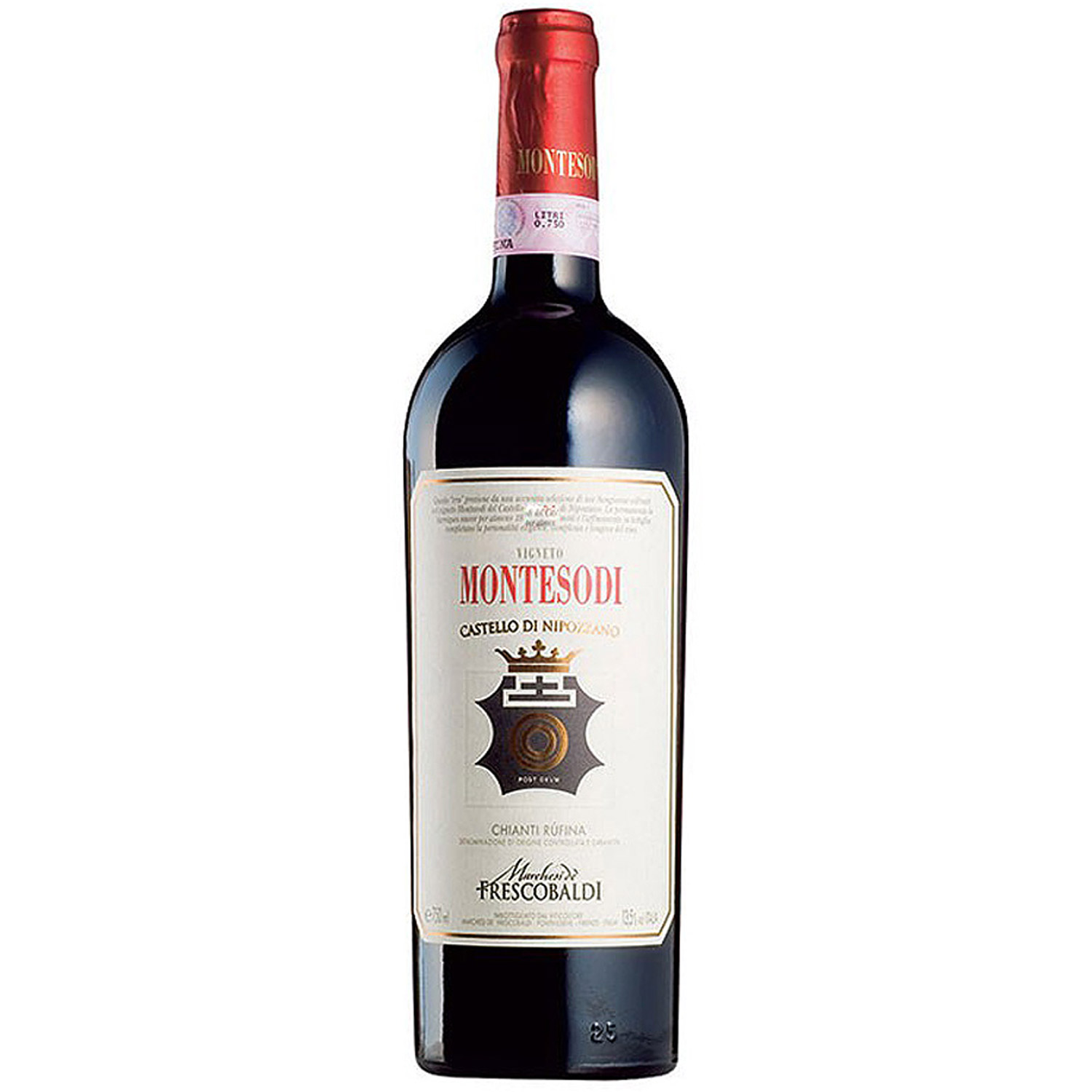 Italienischer Rotwein Montesodi Castello di Nipozzano Chianti Rufina 1998